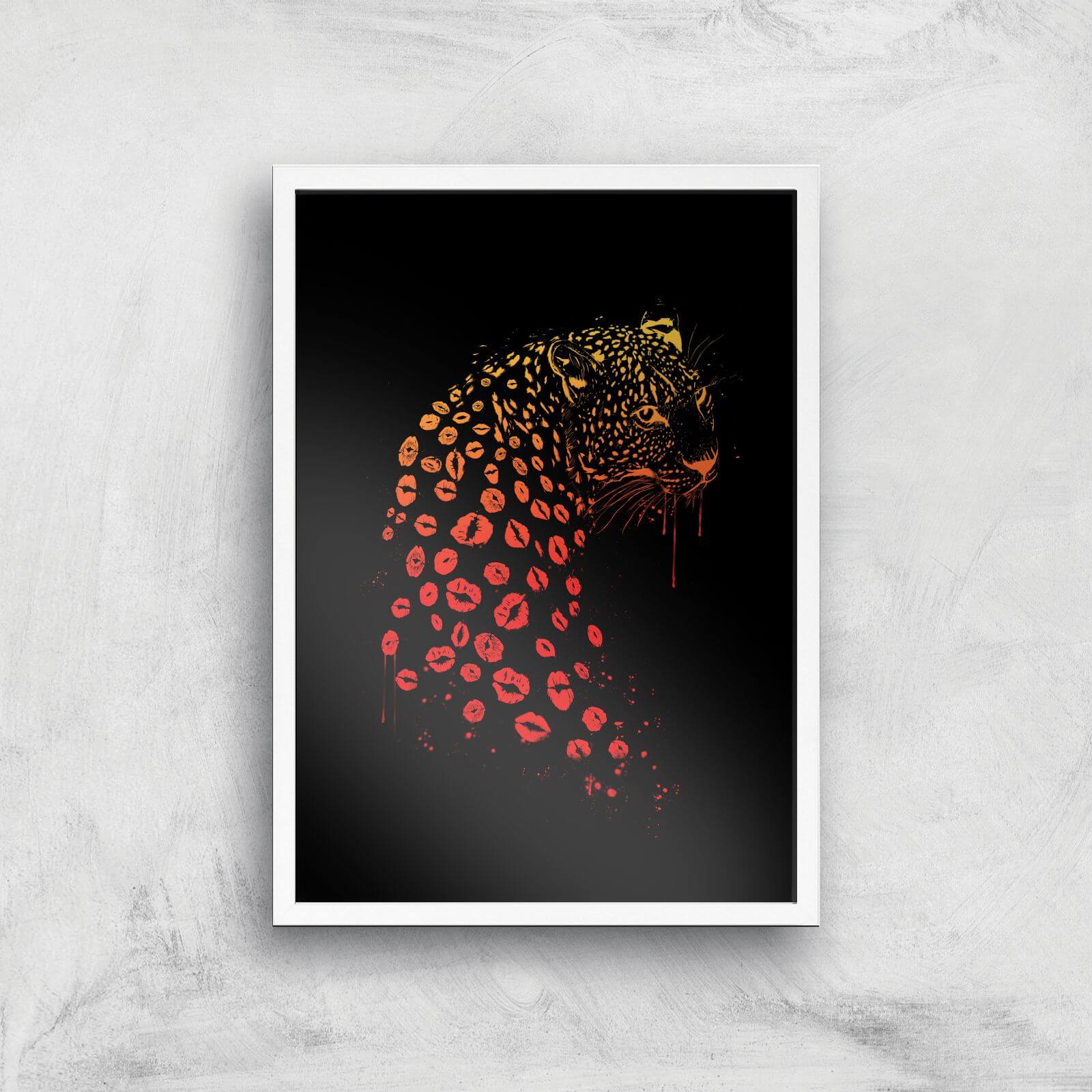 Balazs Solti Kisses Art Print - A2 - White Frame