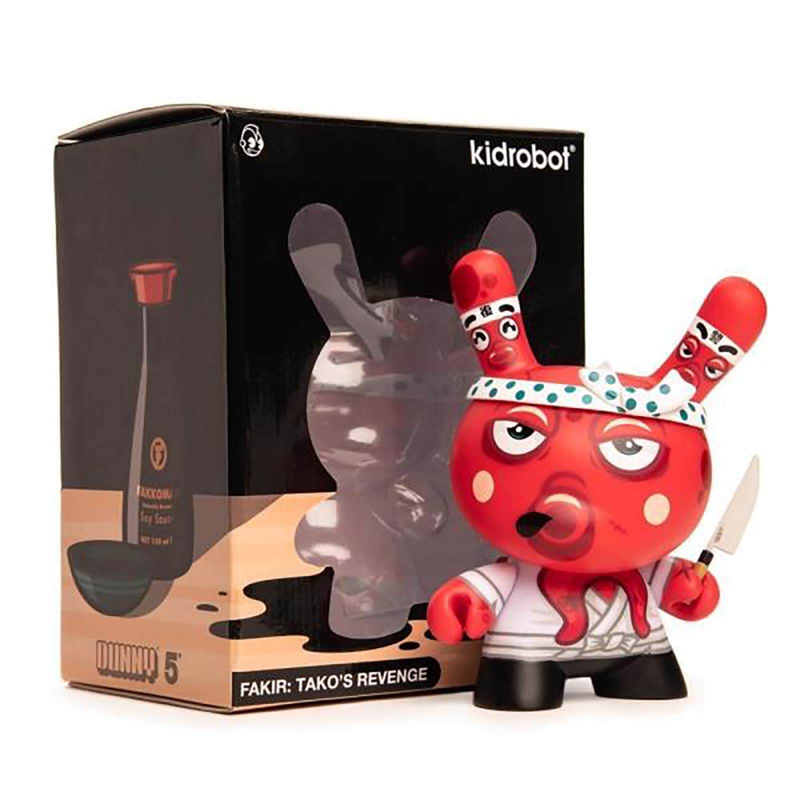 Kidrobot Tako's Revenge Dunny by Fakir Figura de vinilo de 5 pulgadas