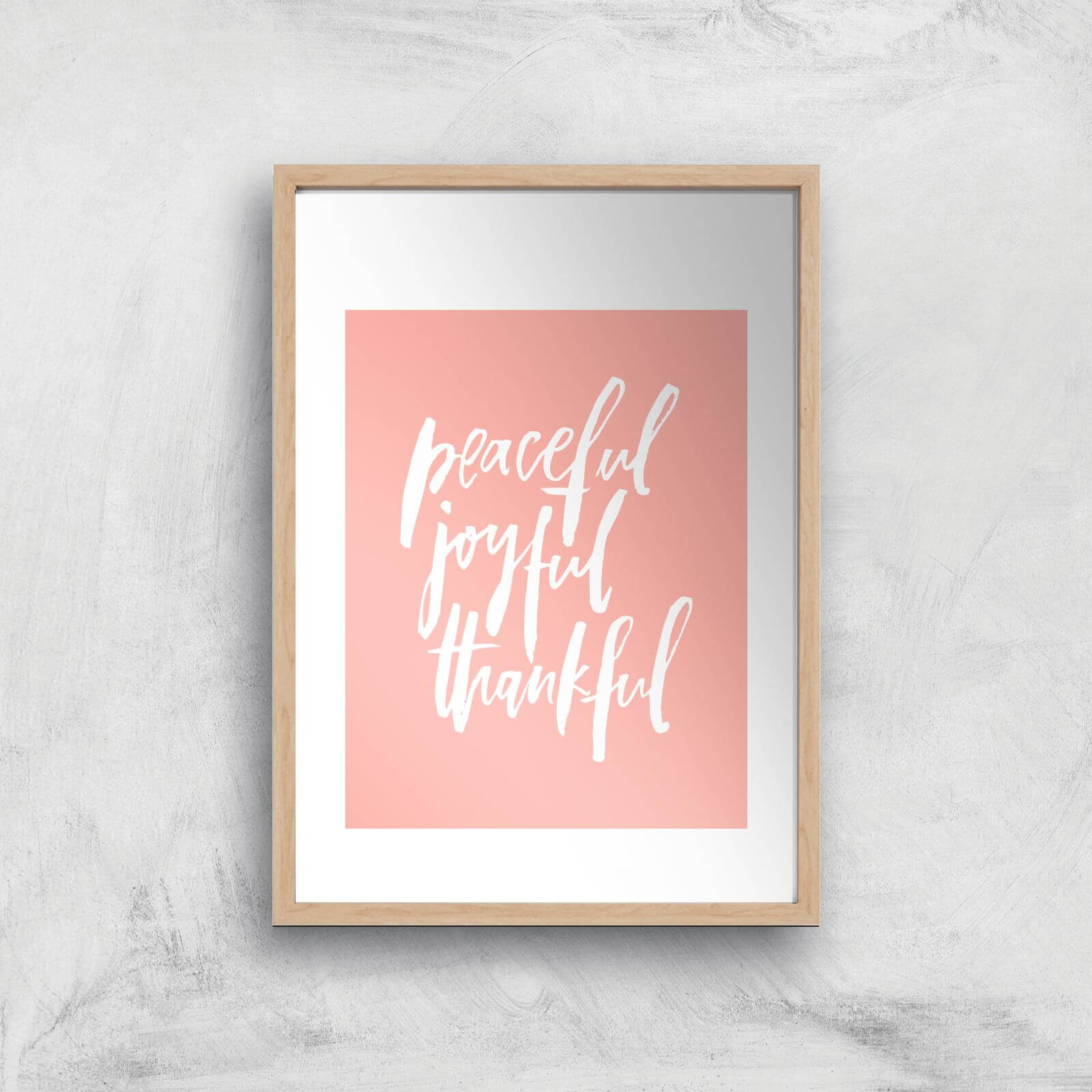 PlanetA444 Art Print - A2 - Wood Frame