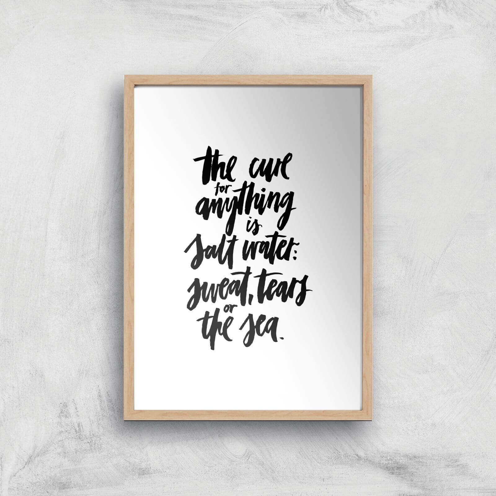 PlanetA444 The Cure Art Print - A2 - Wood Frame