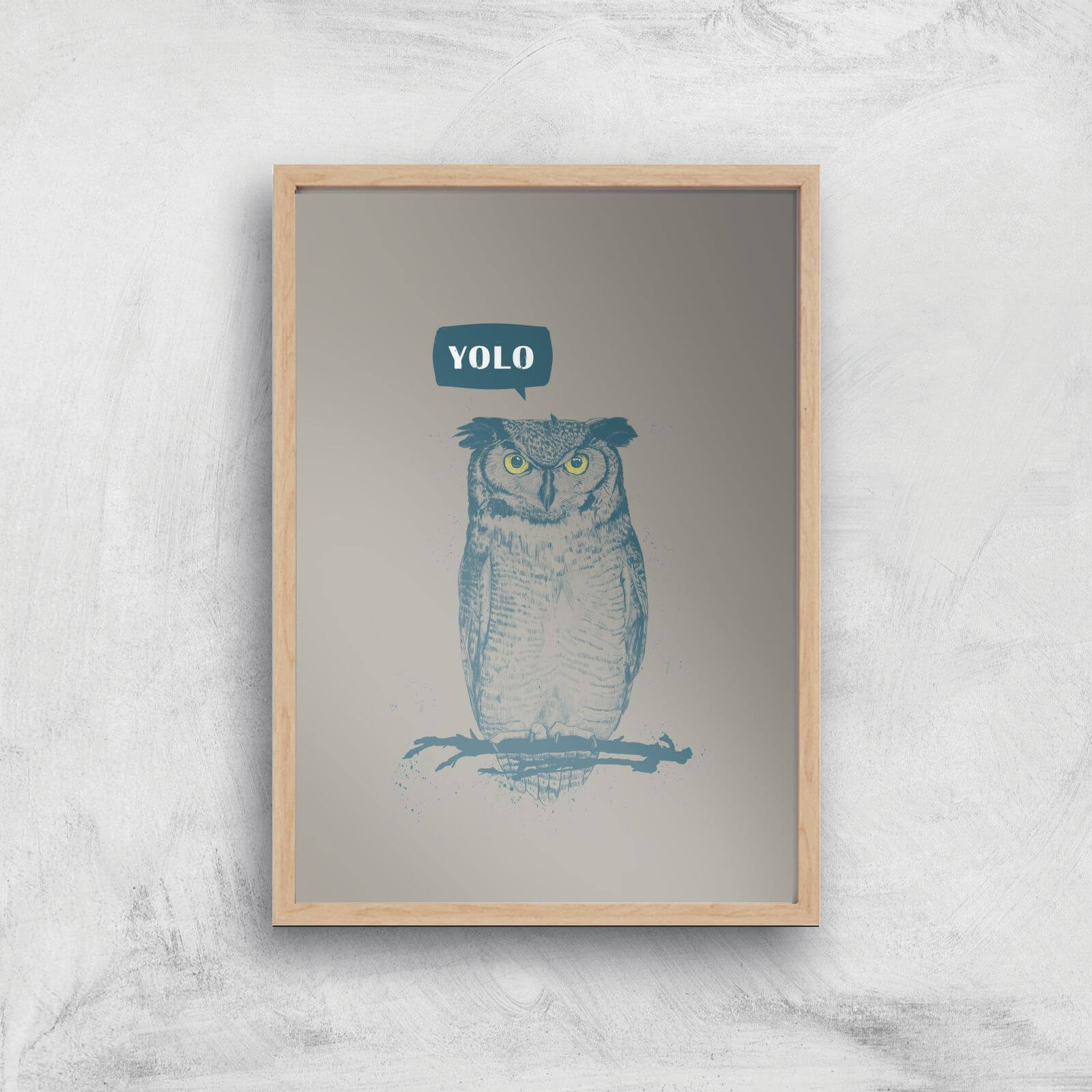 Balazs Solti YOLO Art Print - A2 - Wood Frame
