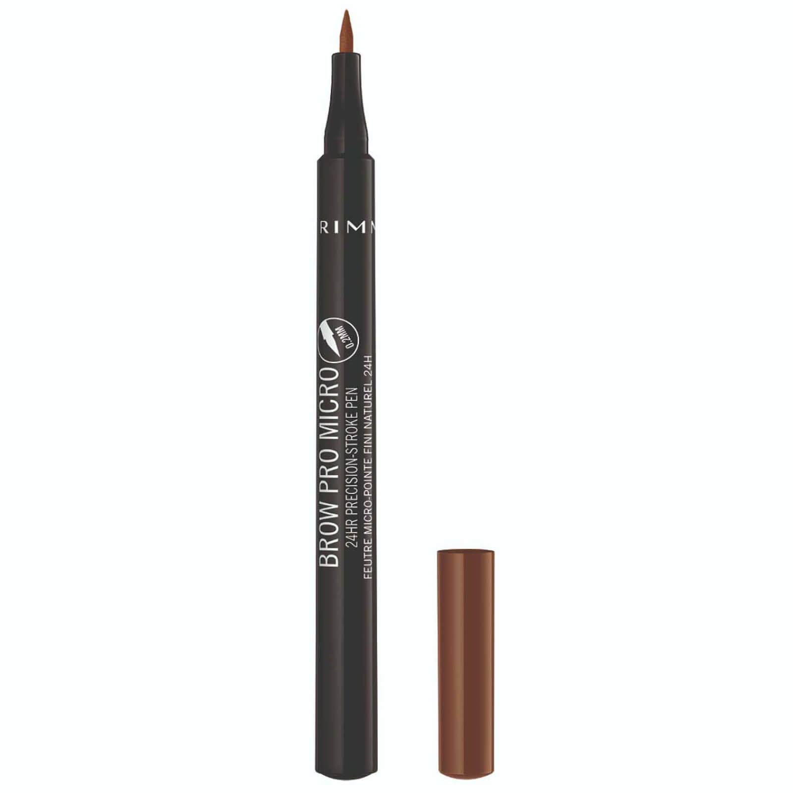 Image of Rimmel Brow Pro Micro 24HR Precision-Stroke Pen 1ml (Various Shades) - 002 Honey Brown