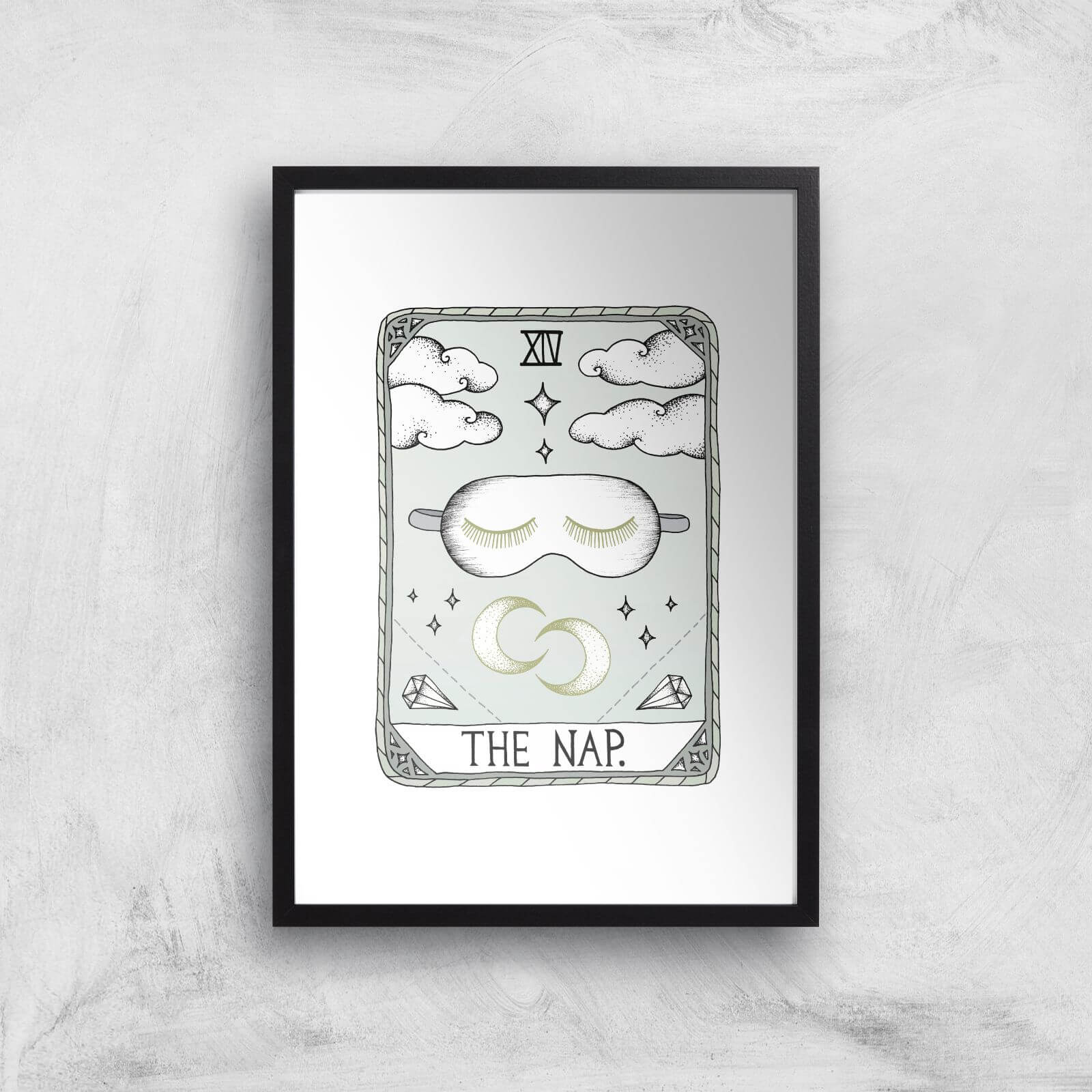 The Nap Art Print - A3 - Black Frame