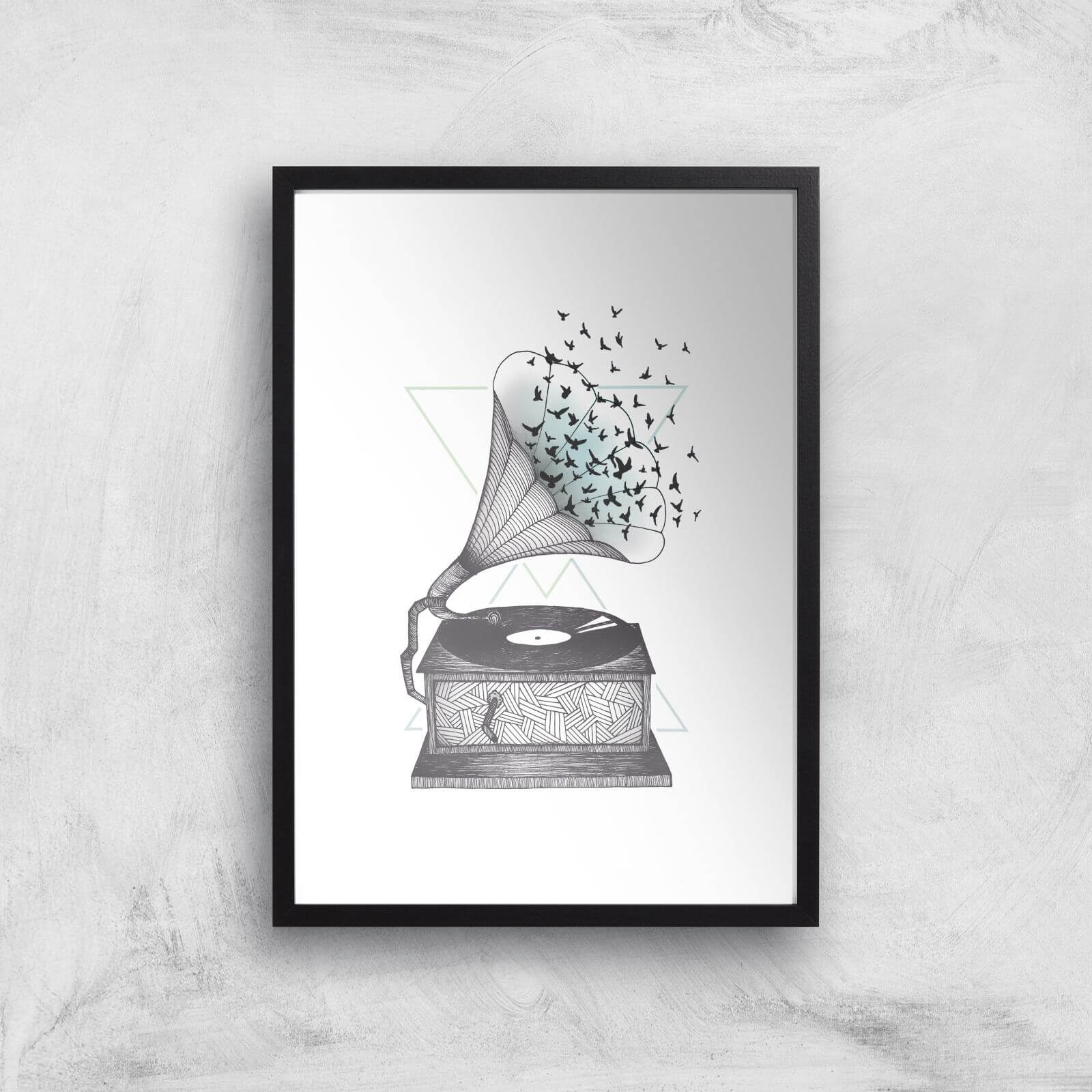 Escape Art Print - A3 - Black Frame