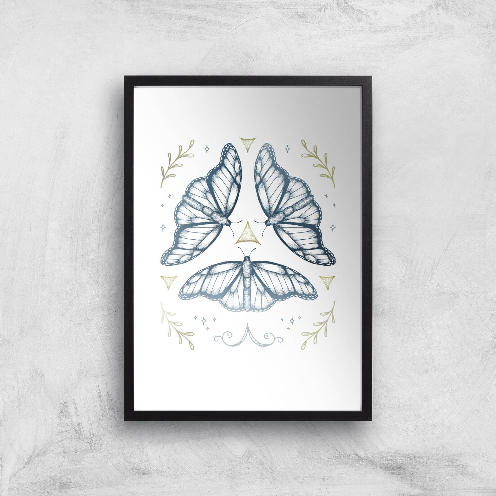 Fairy Dance Art Print - A3 - Black Frame