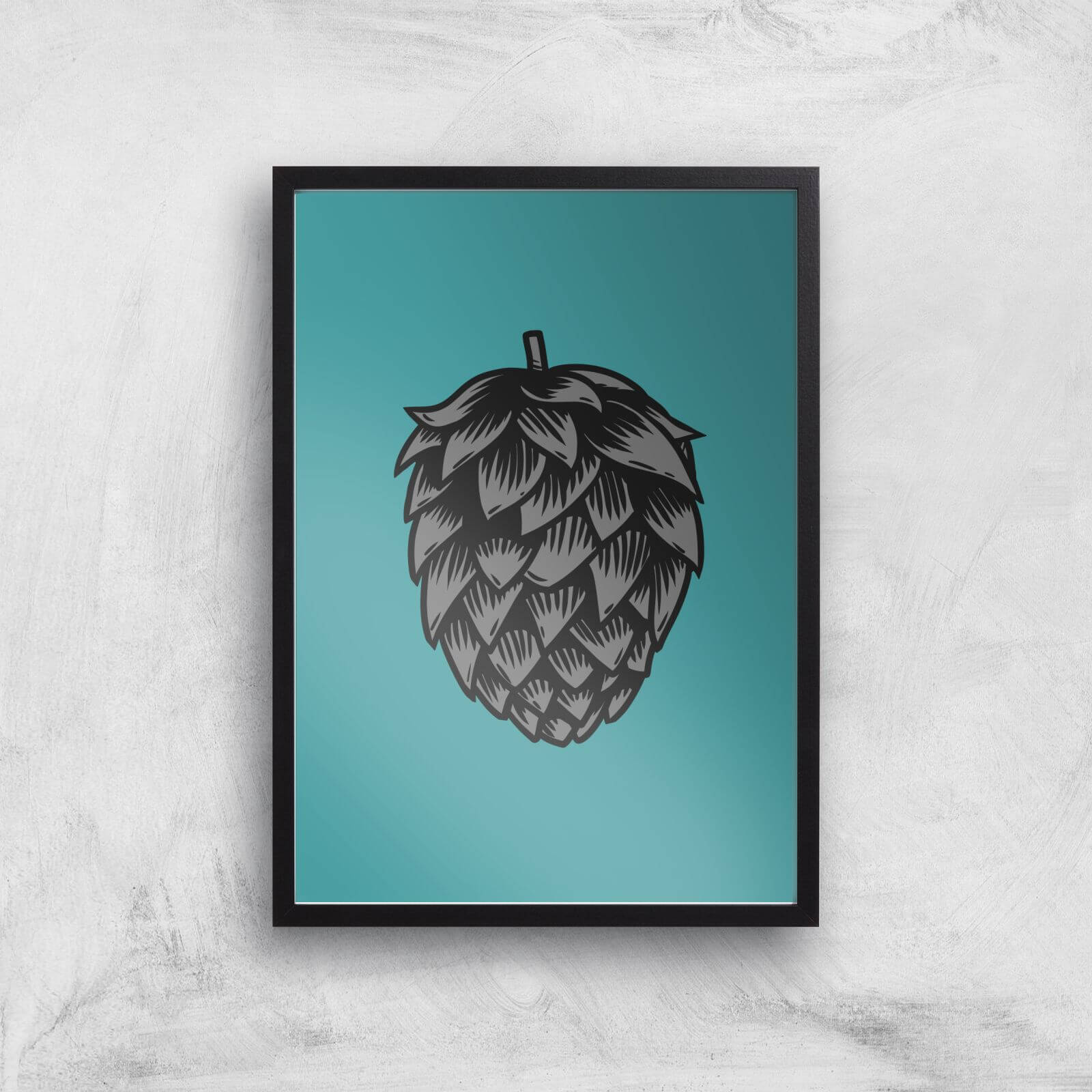 Hop Art Print - A3 - Black Frame
