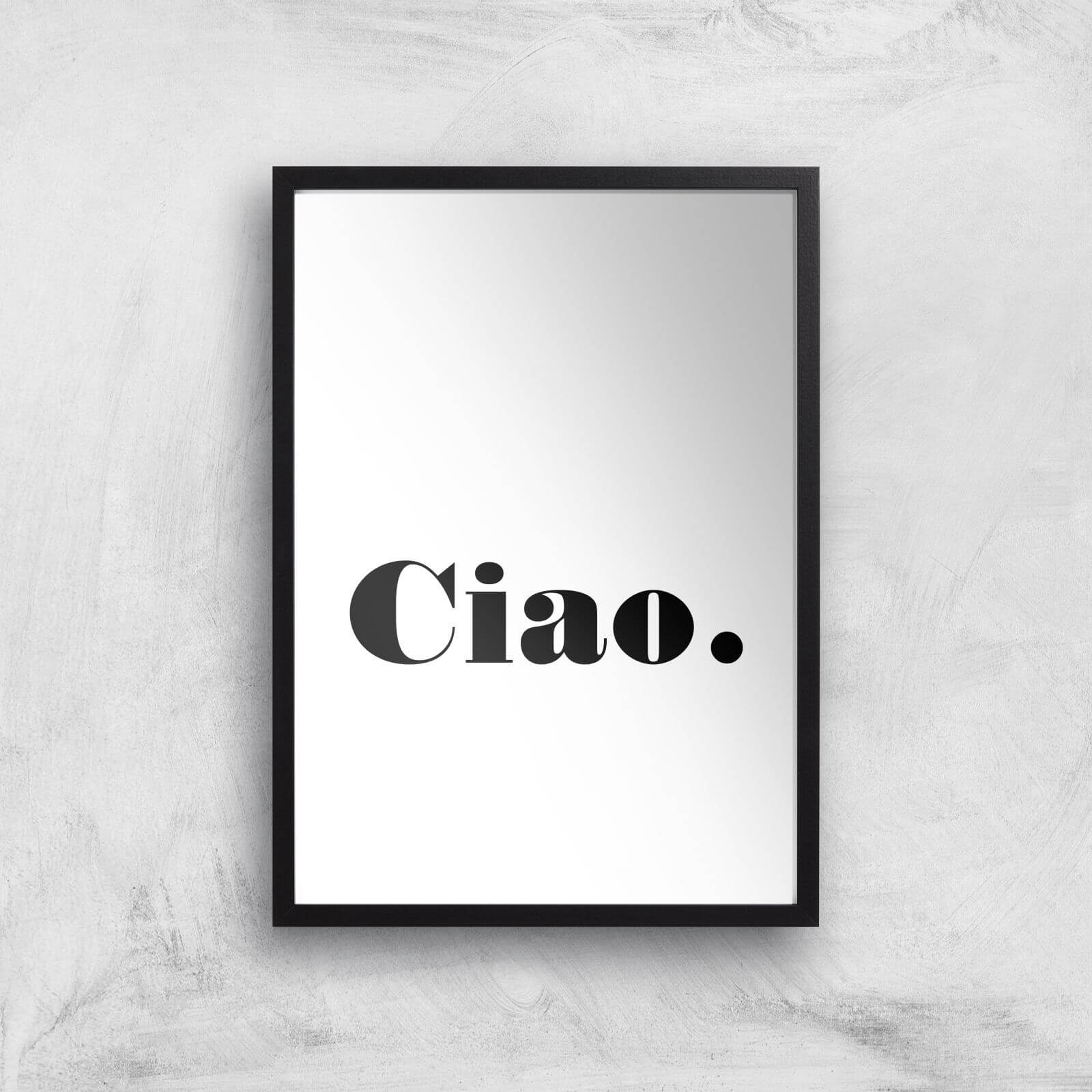 PlanetA444 Ciao. Art Print - A3 - Black Frame