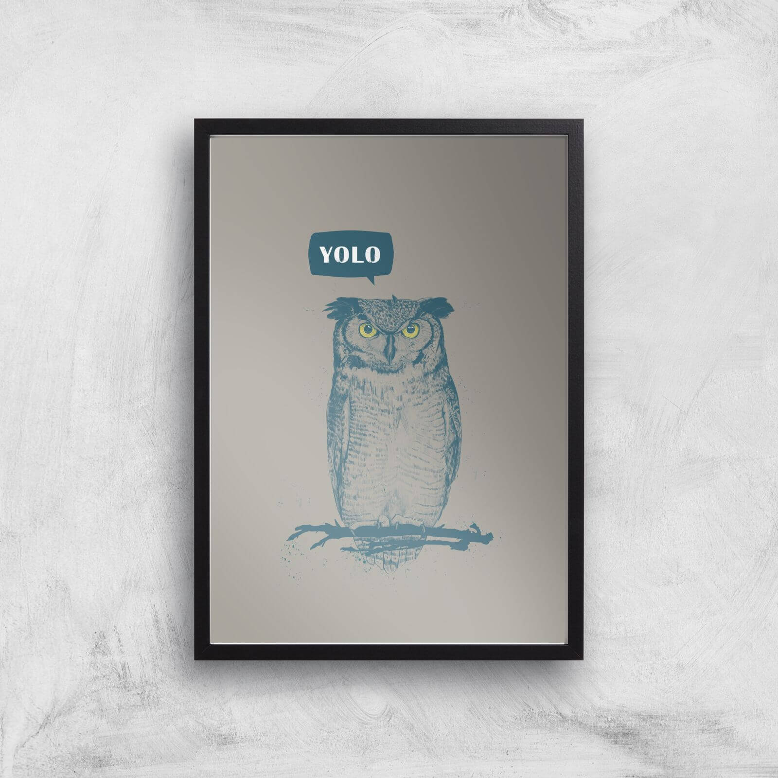 Balazs Solti YOLO Art Print - A3 - Black Frame