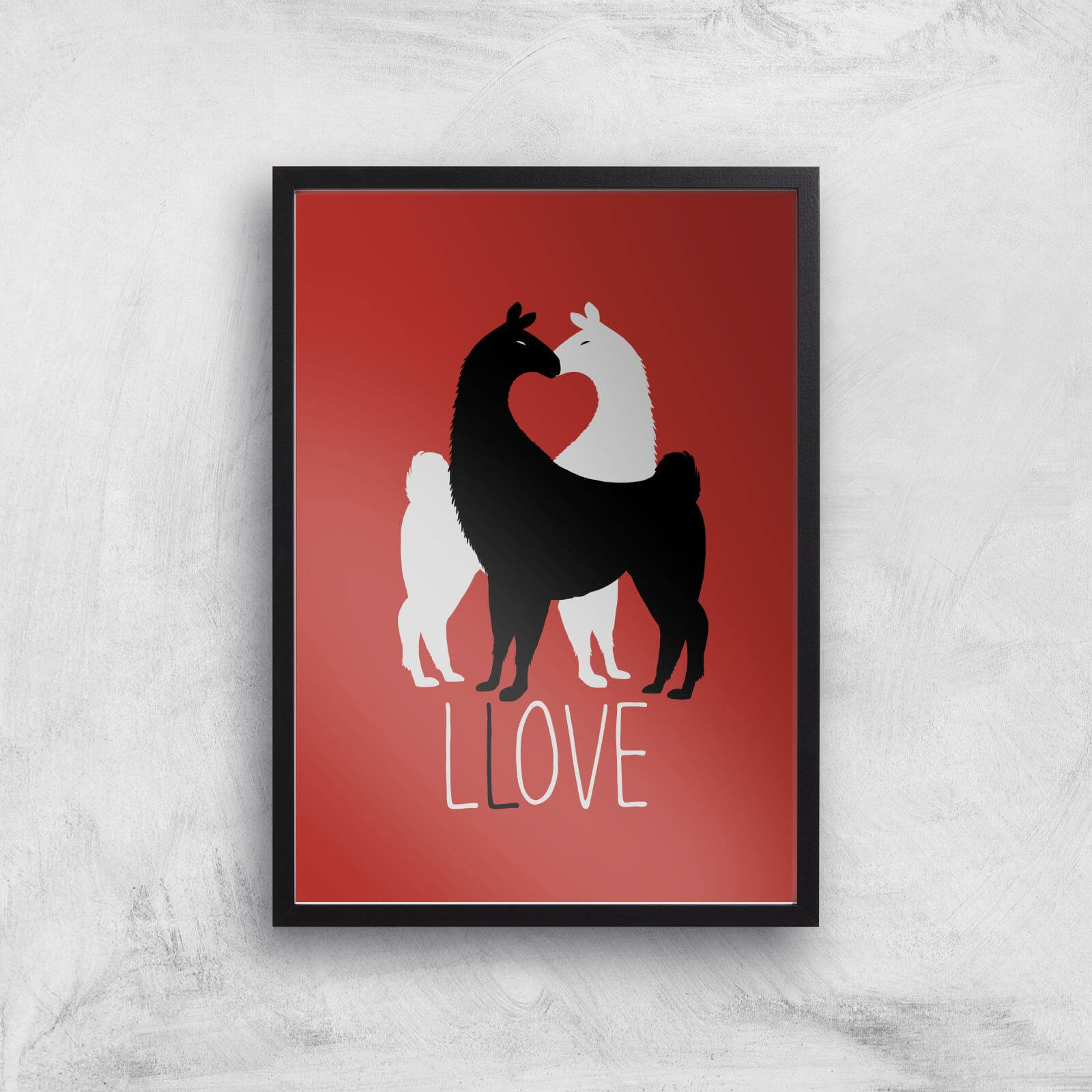 Llove Art Print - A3 - Black Frame