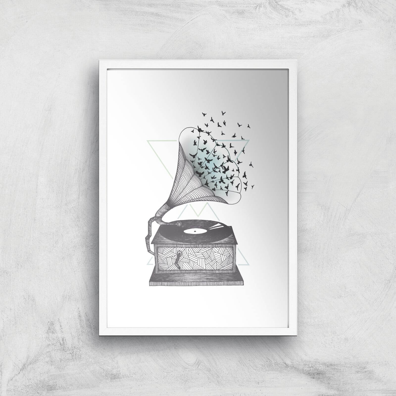 Escape Art Print - A3 - White Frame