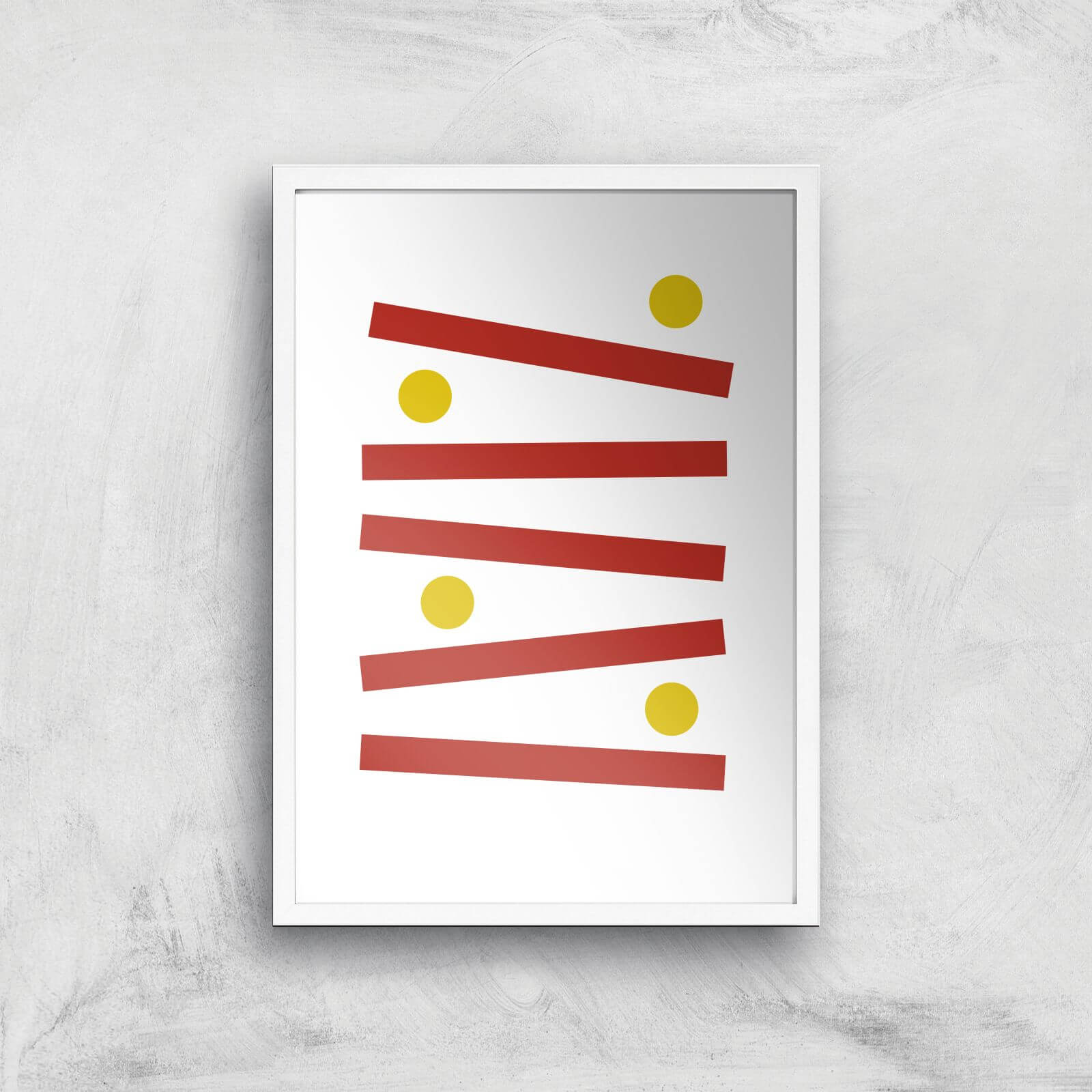 Levels Gaming Art Print - A3 - White Frame