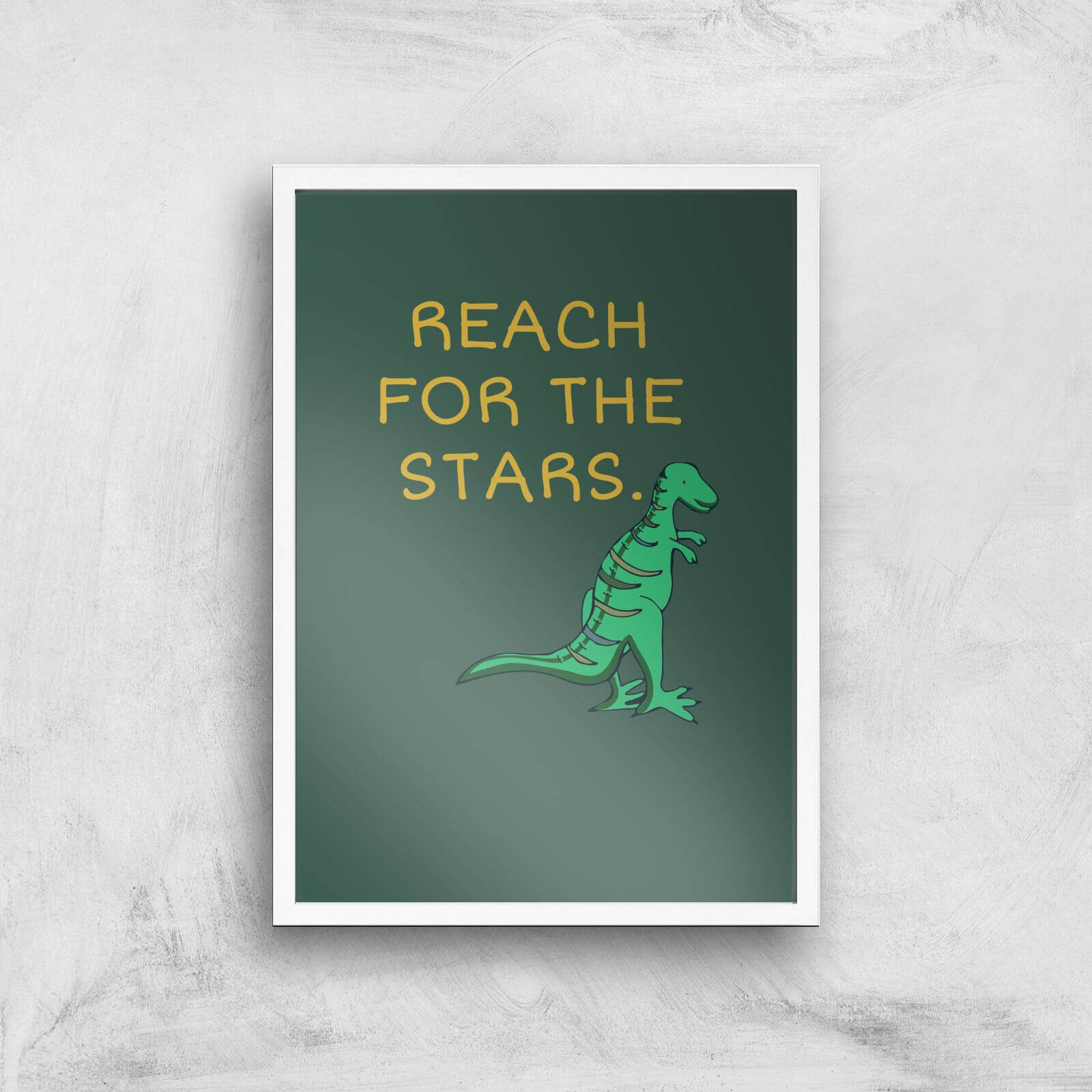 Reach For The Stars Art Print - A3 - White Frame