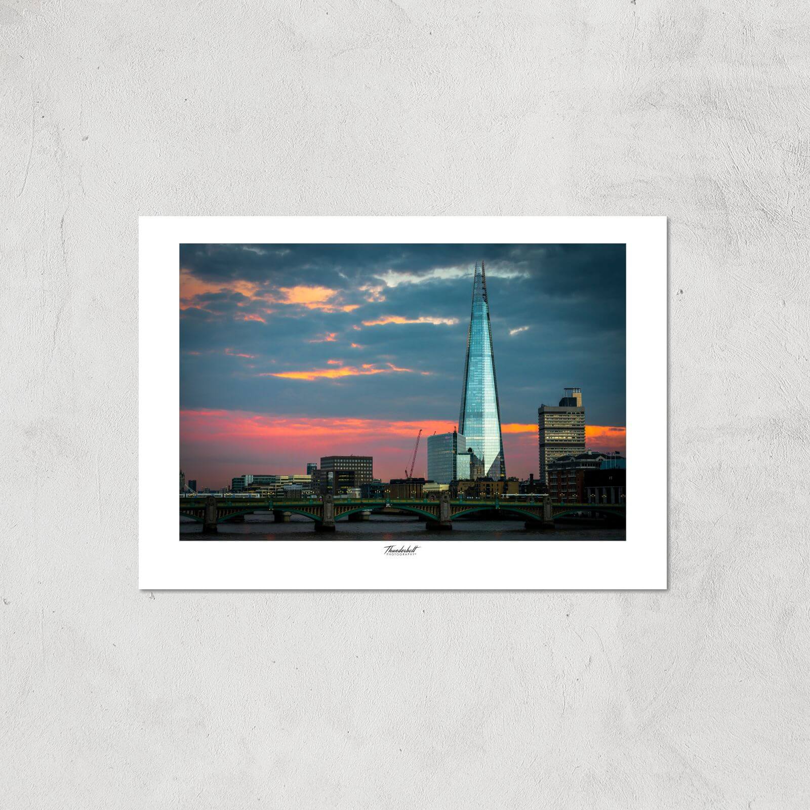 The Shard, London Giclée Art Print - A4 - Print Only