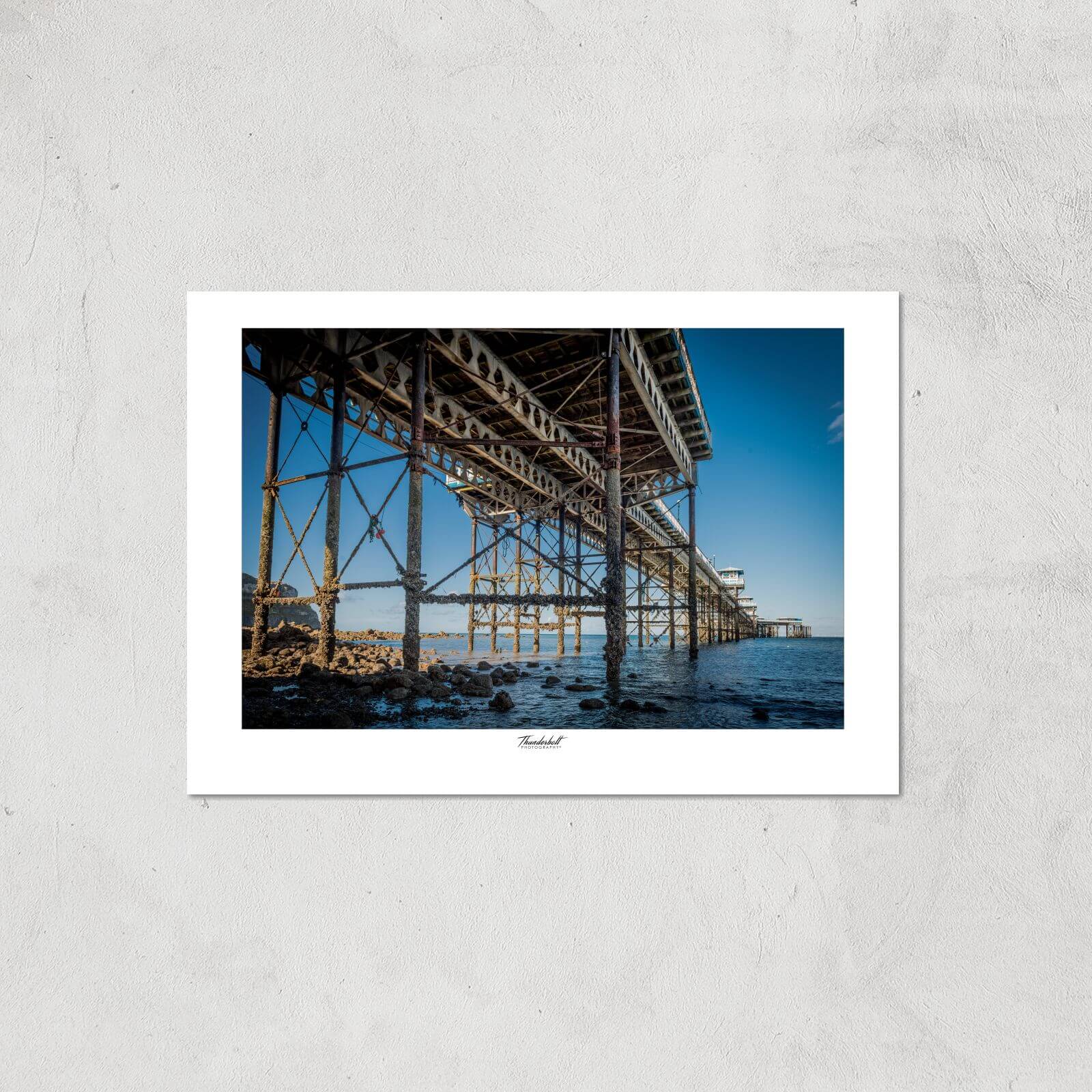 Llandudno Pier Giclée Art Print - A3 - Print Only