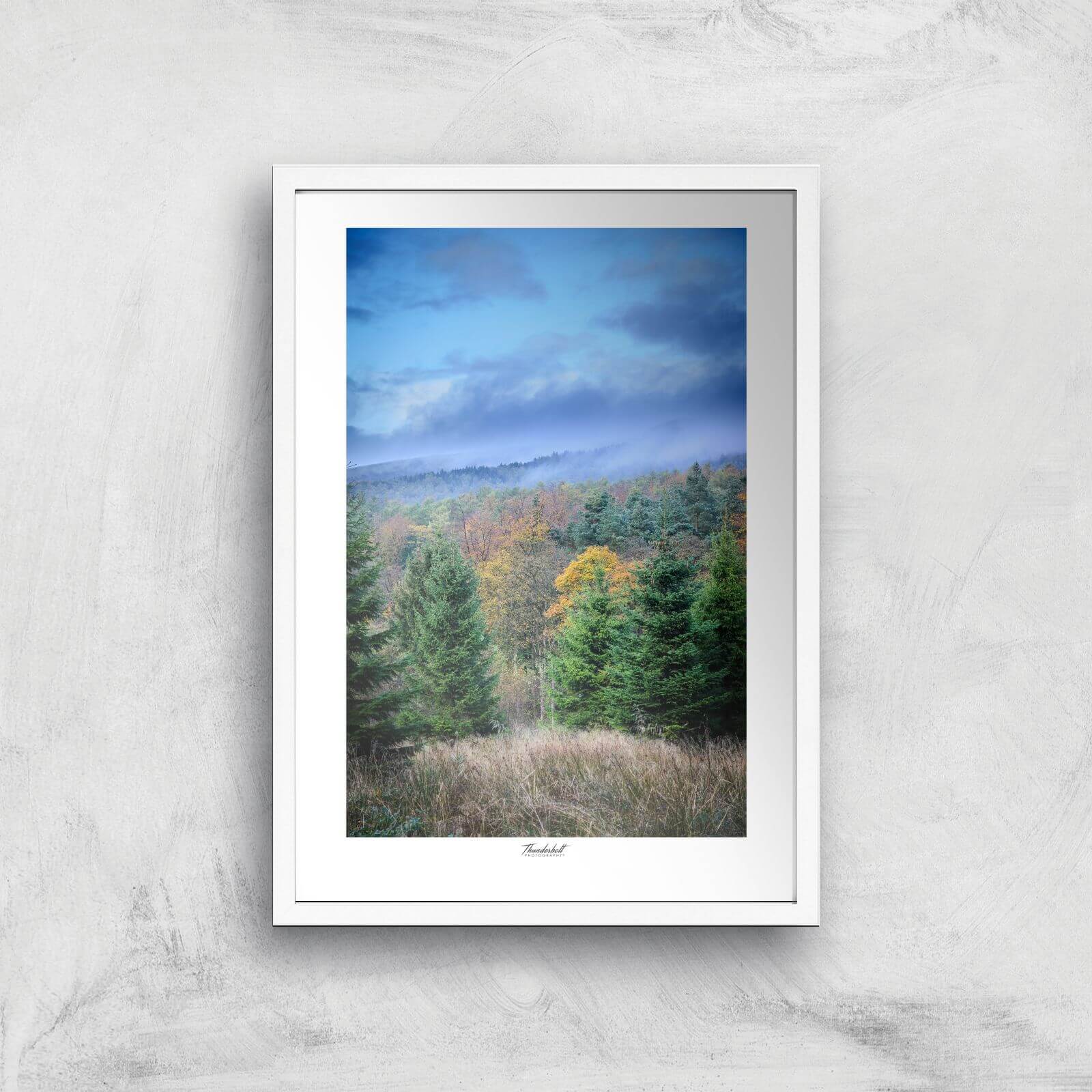 Macclesfield Forest Giclée Art Print - A3 - White Frame