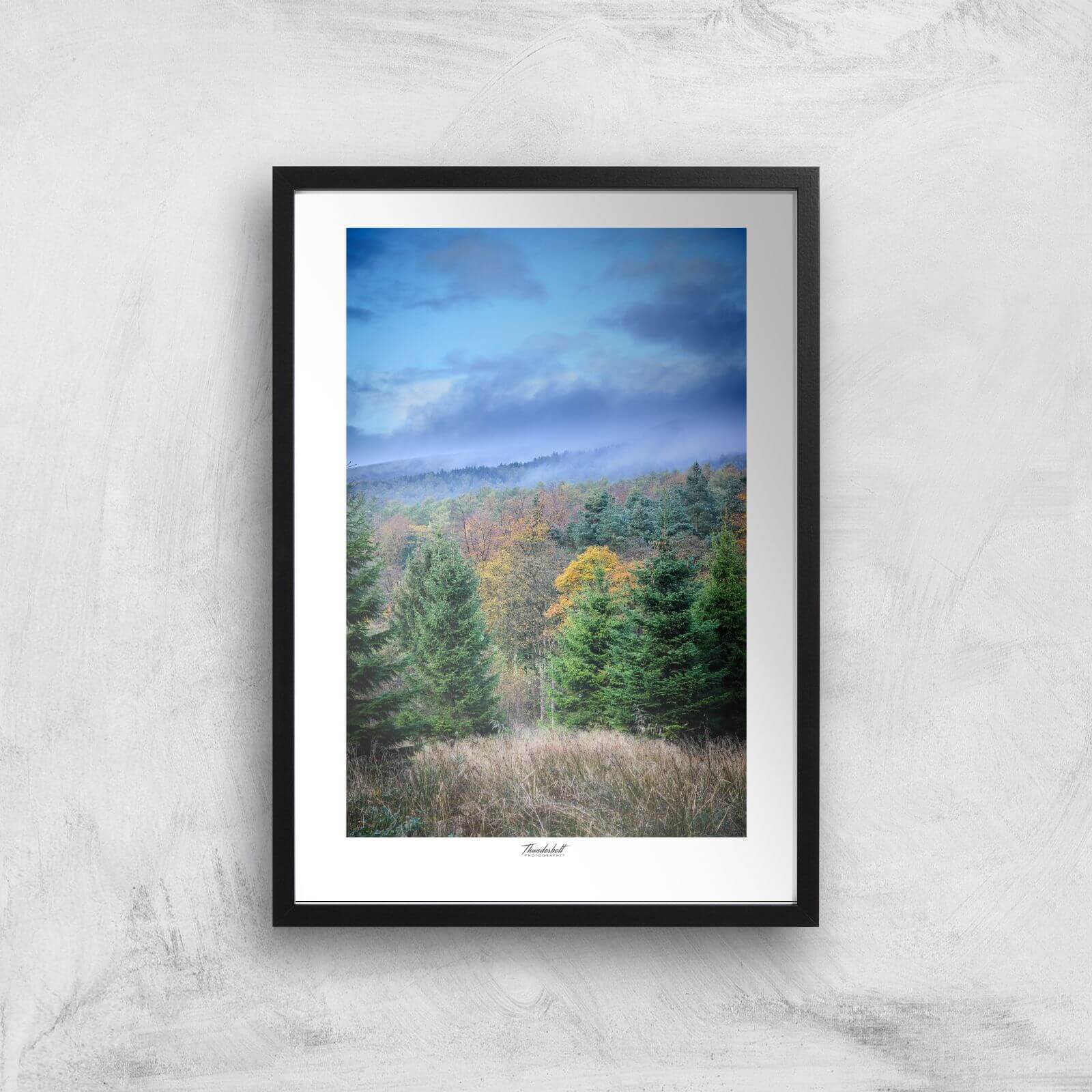 Macclesfield Forest Giclée Art Print - A3 - Black Frame