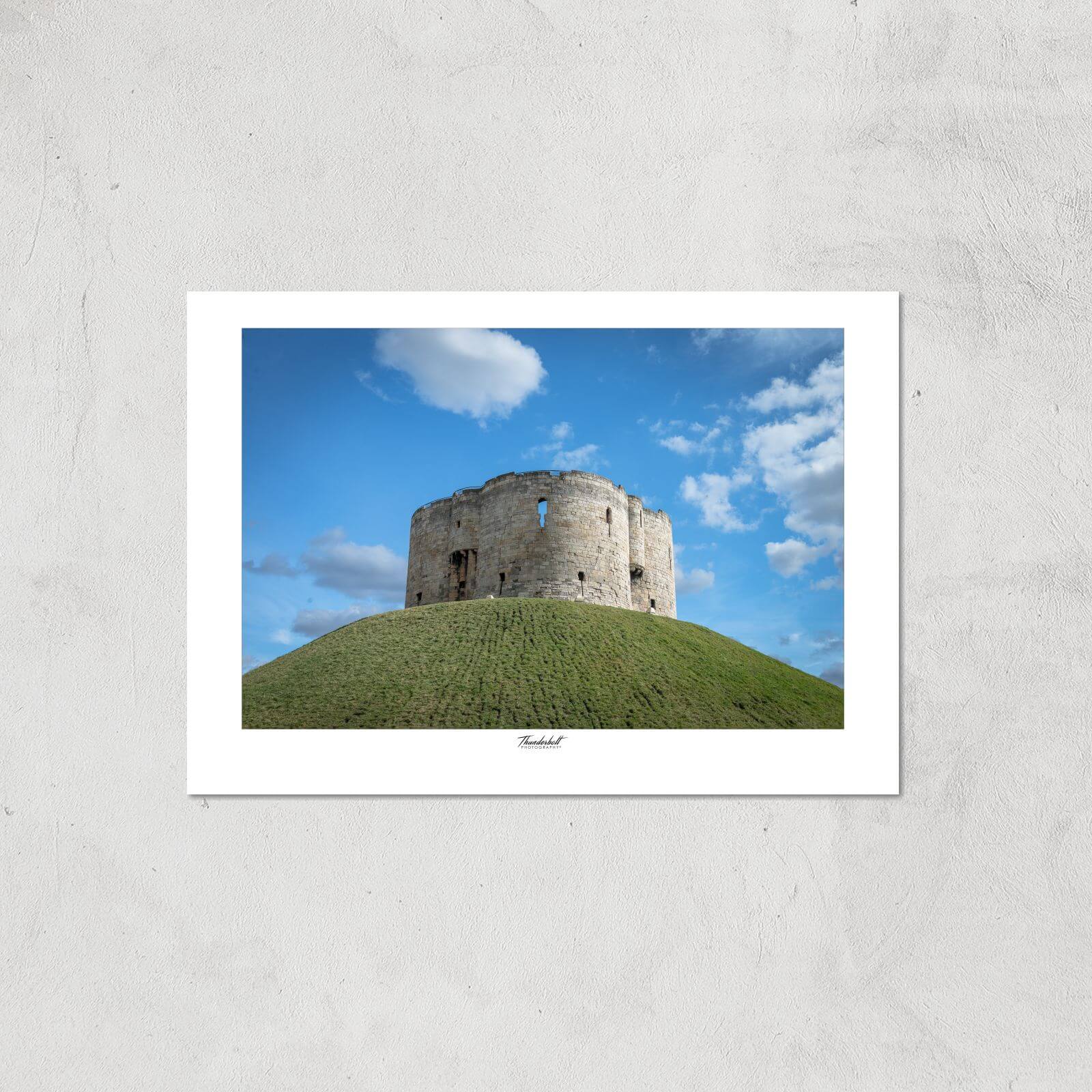 Cliffords Tower, York Giclée Art Print - A4 - Print Only