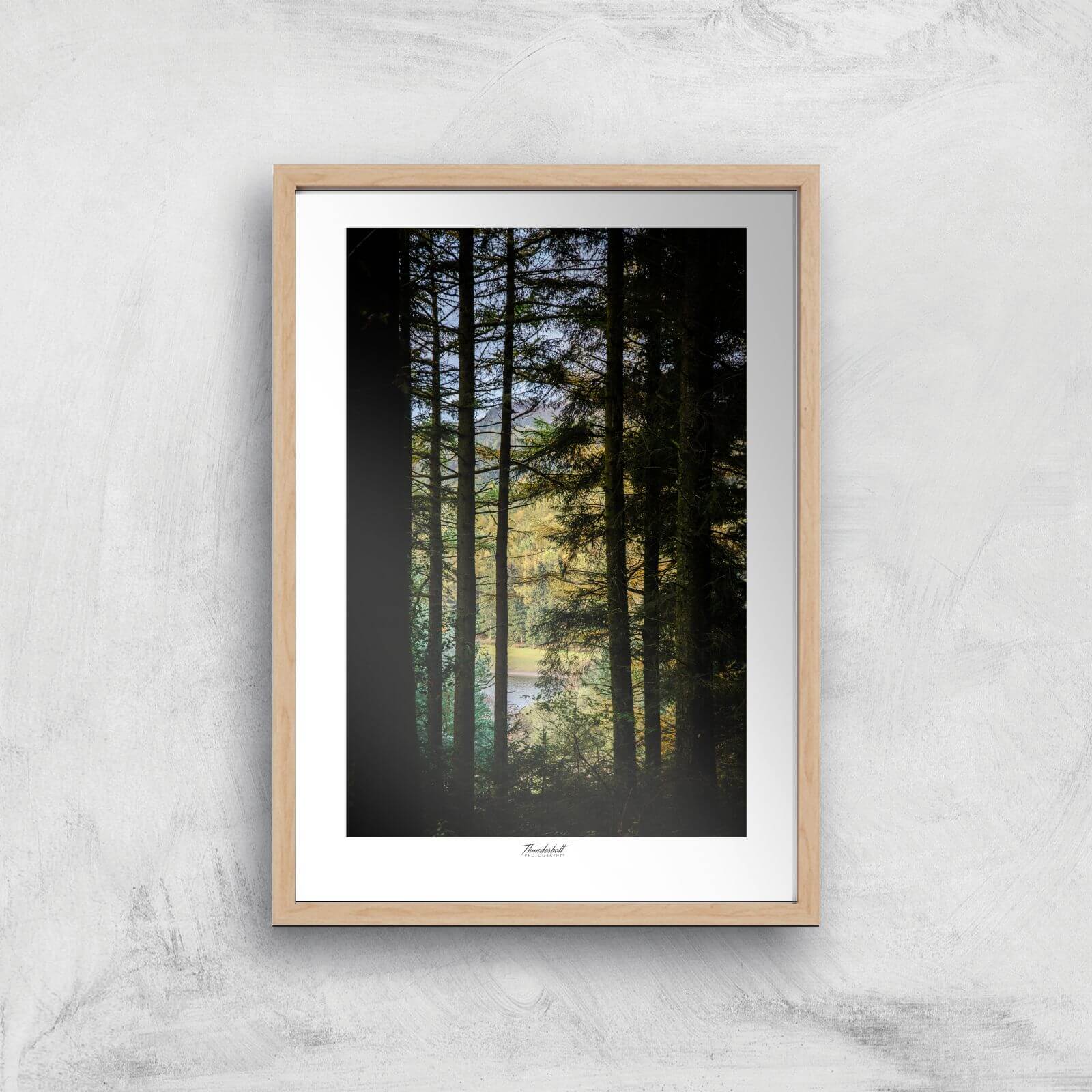 Macclesfield Forest Giclée Art Print - A3 - Wooden Frame