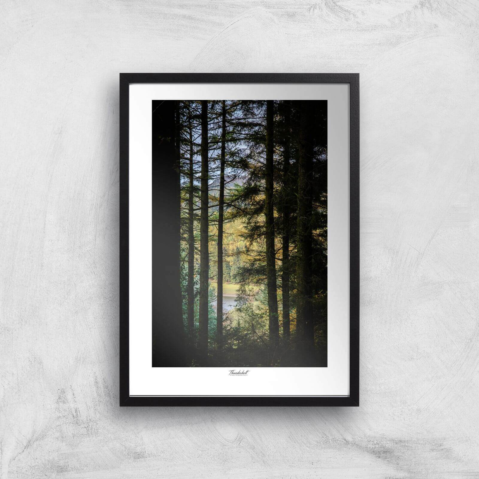 Macclesfield Forest Giclée Art Print - A3 - Black Frame