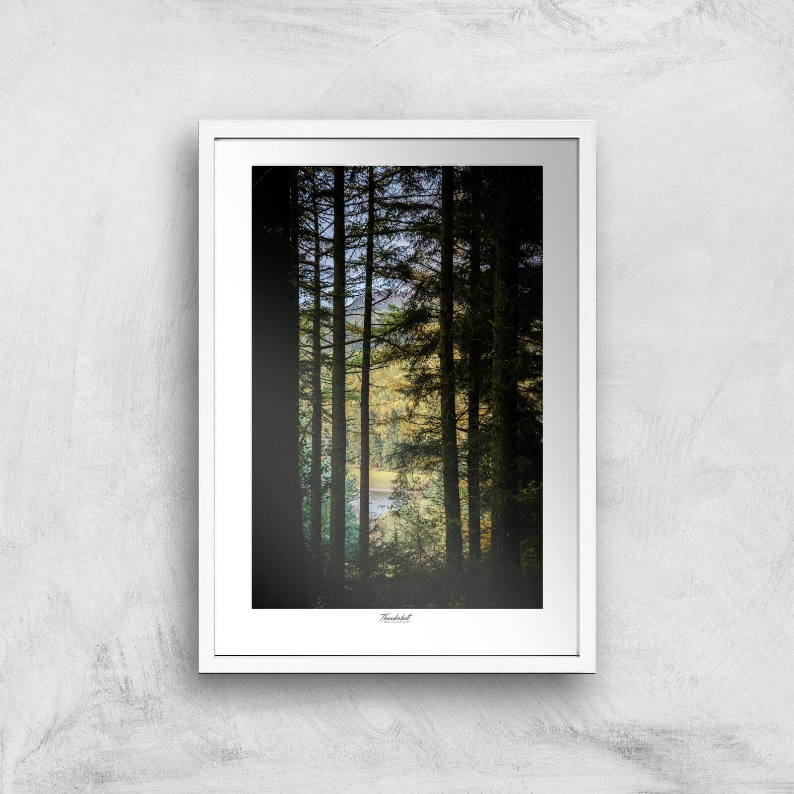 Macclesfield Forest Giclée Art Print - A2 - White Frame
