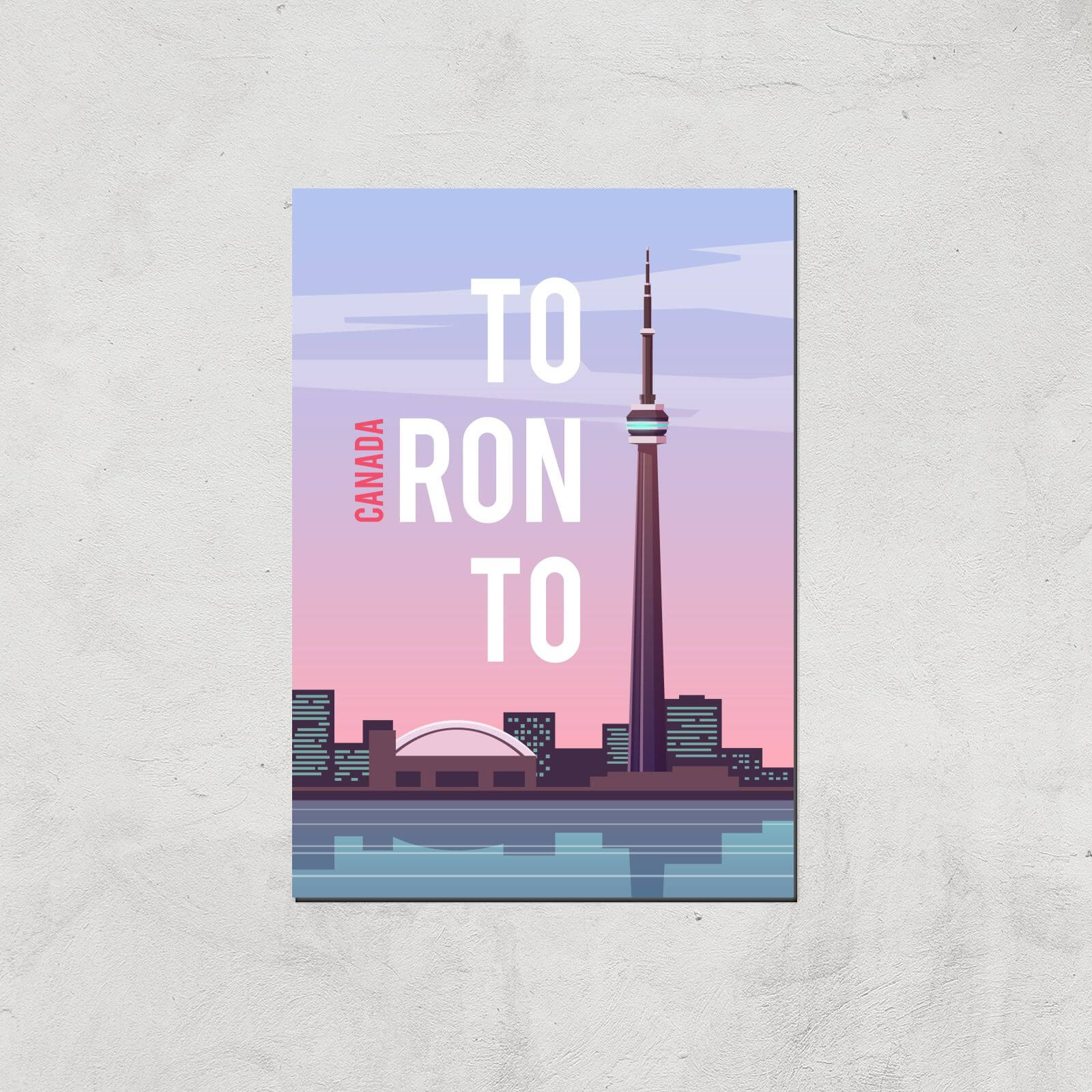 Visit... Toronto Giclée Art Print - A2 - Print Only