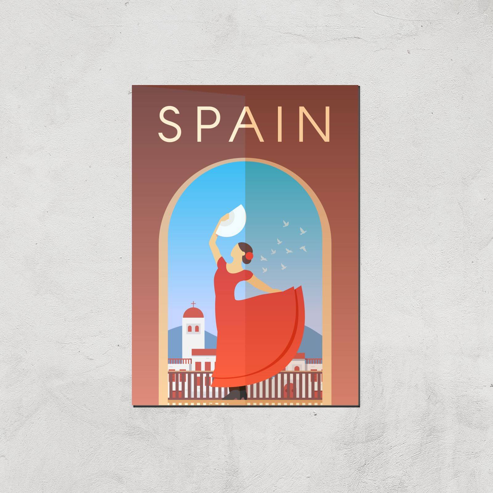 Visit... Spain Giclée Art Print - A3 - Print Only