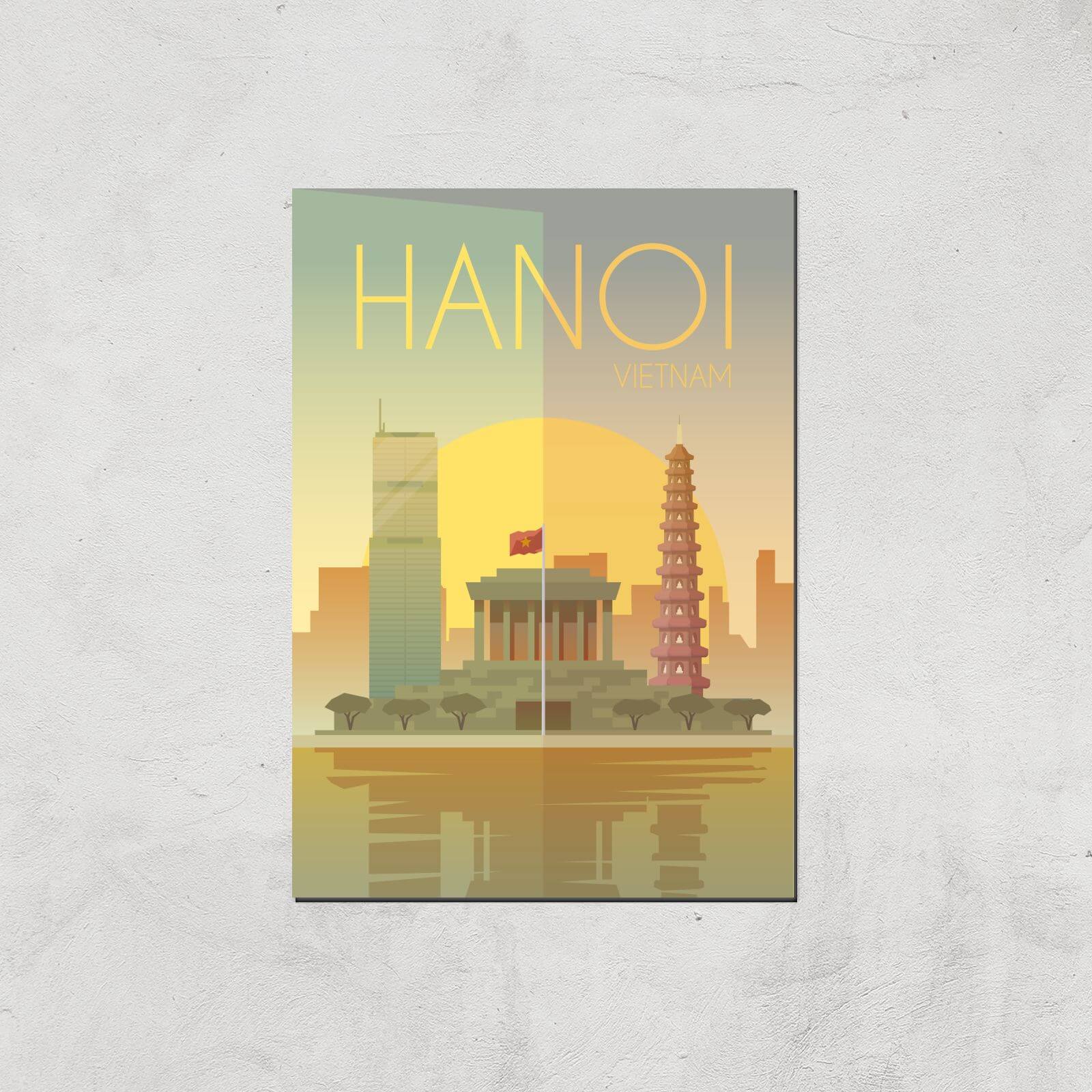 Visit... Hanoi Giclée Art Print - A3 - Print Only