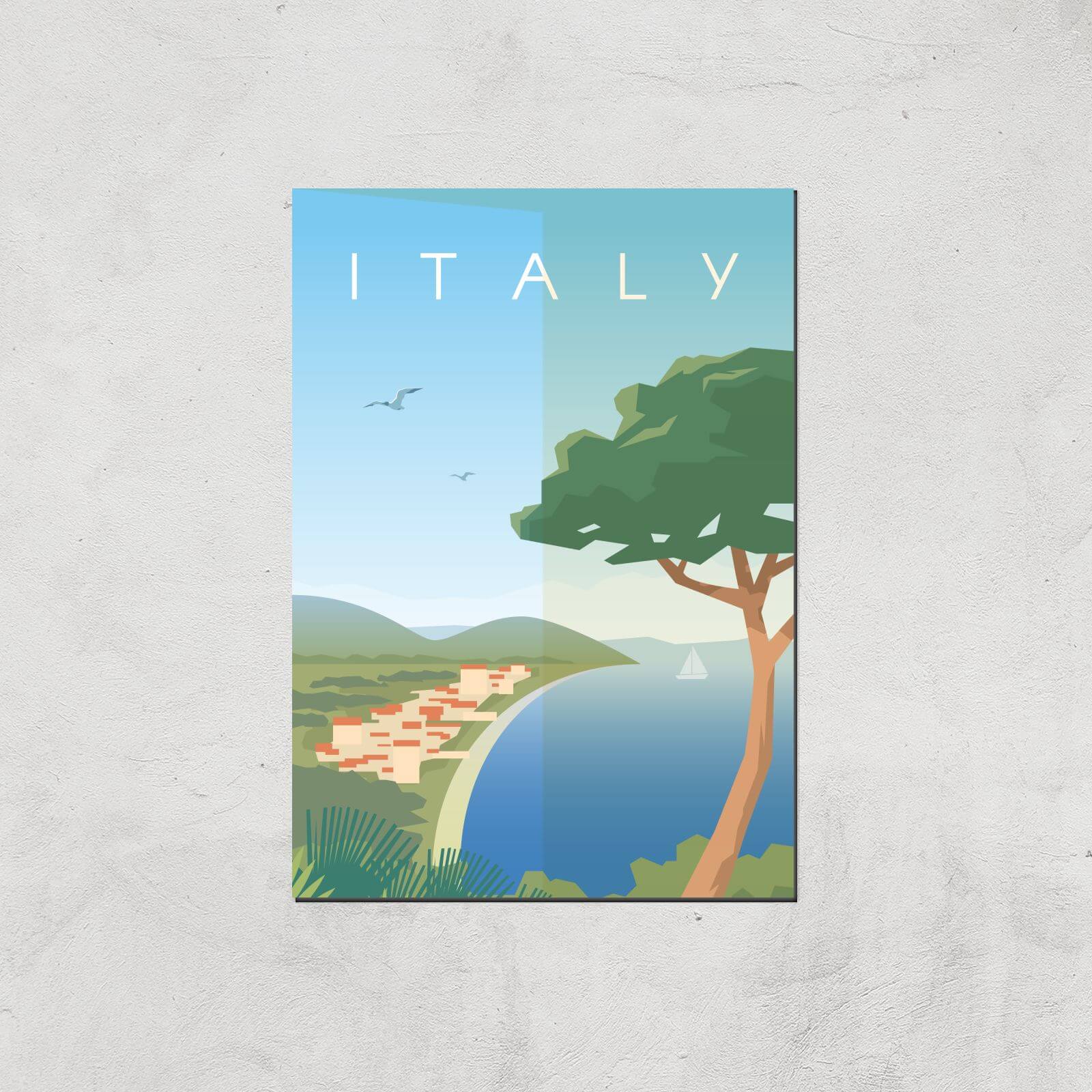 Visit... Italy Giclée Art Print - A2 - Print Only