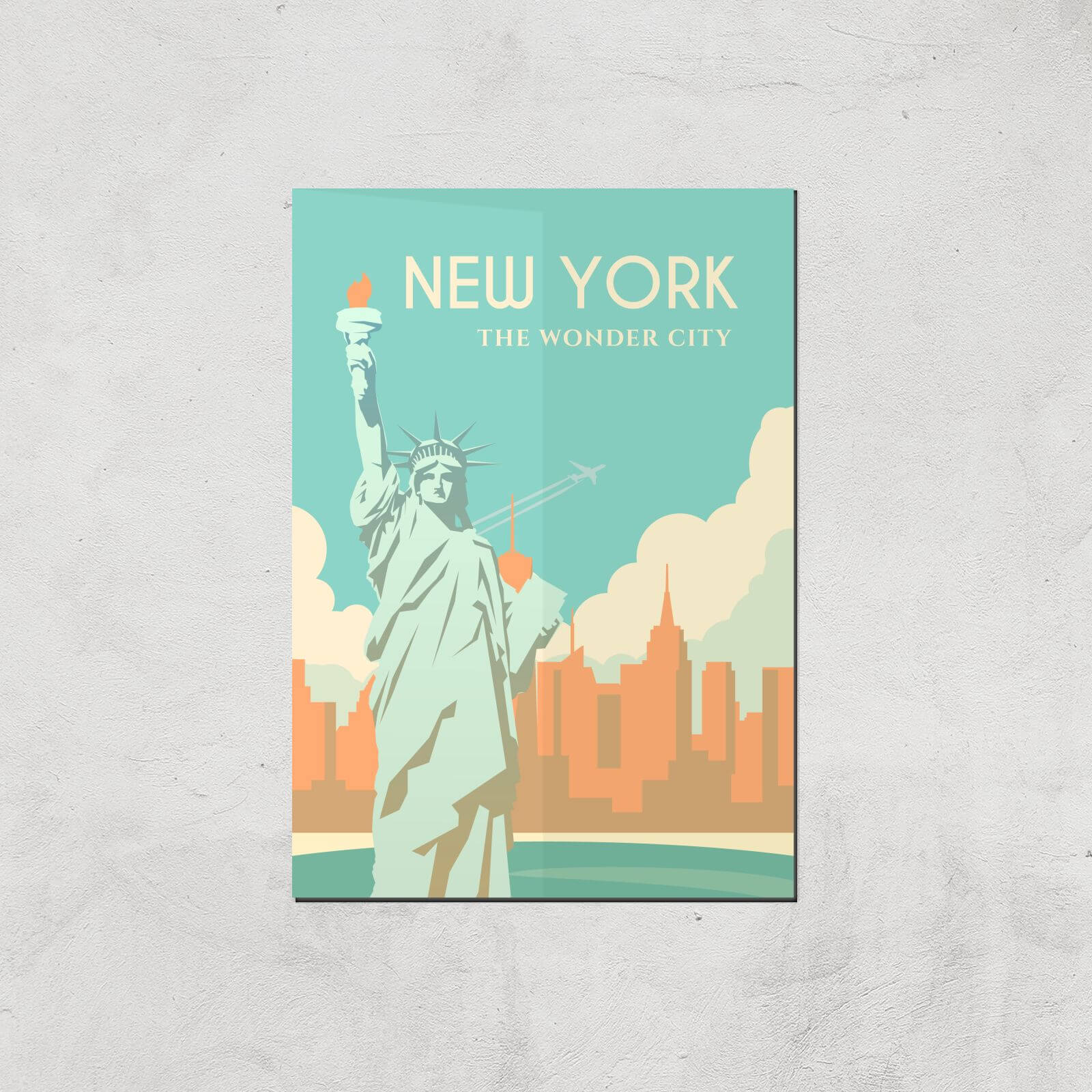 Visit... New York Giclée Art Print - A4 - Print Only