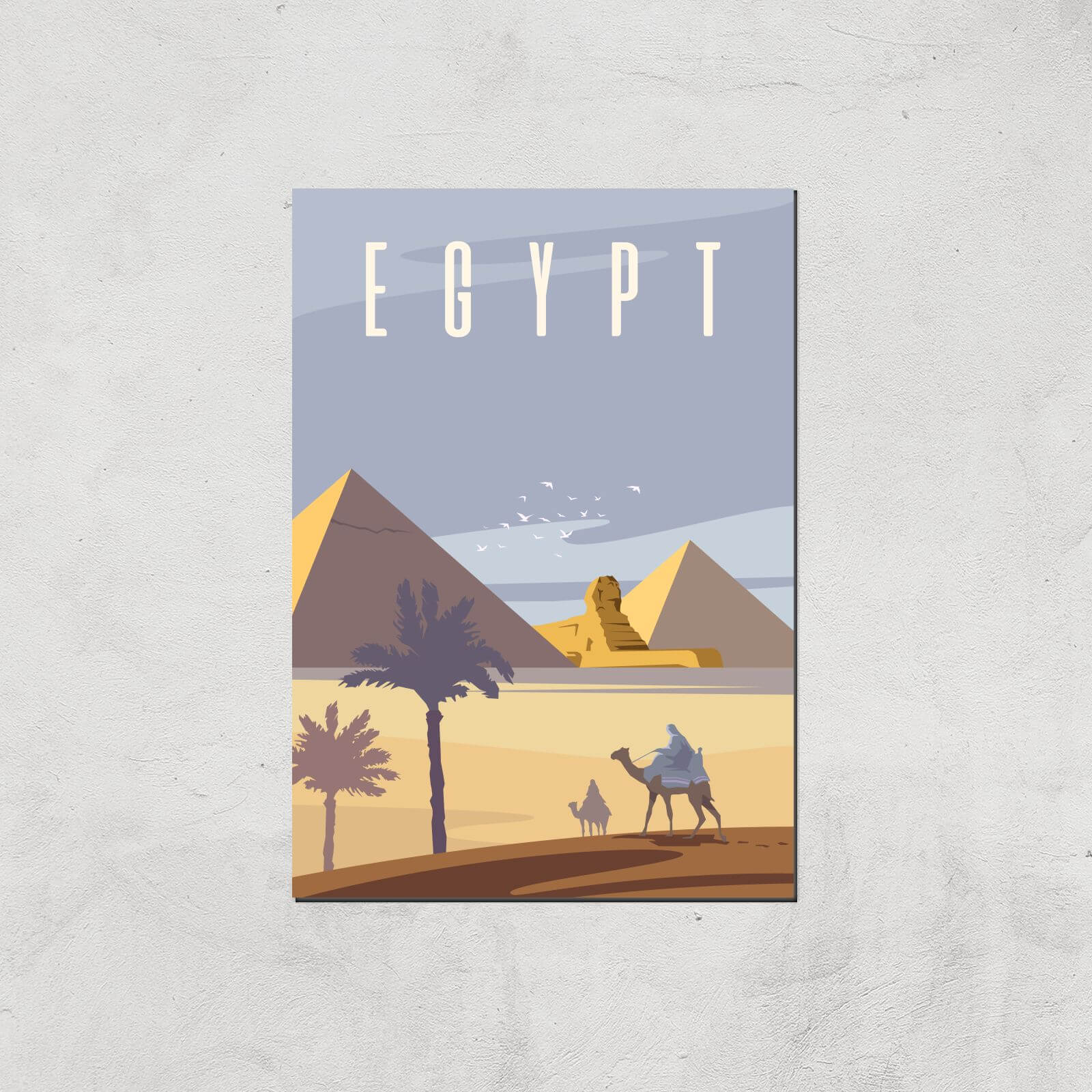 Visit... Egypt Giclée Art Print - A4 - Print Only