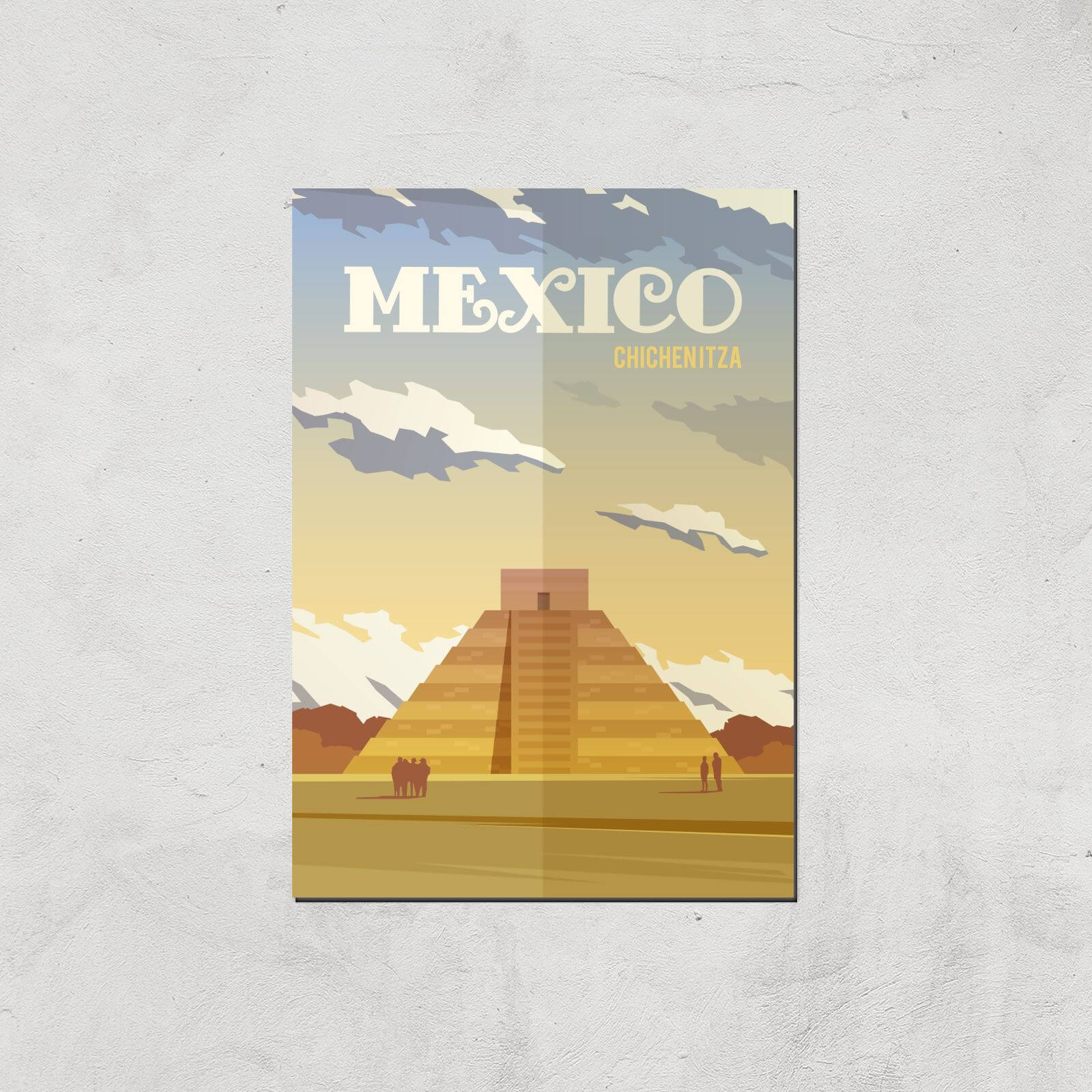 Visit... Mexico Giclée Art Print - A3 - Print Only