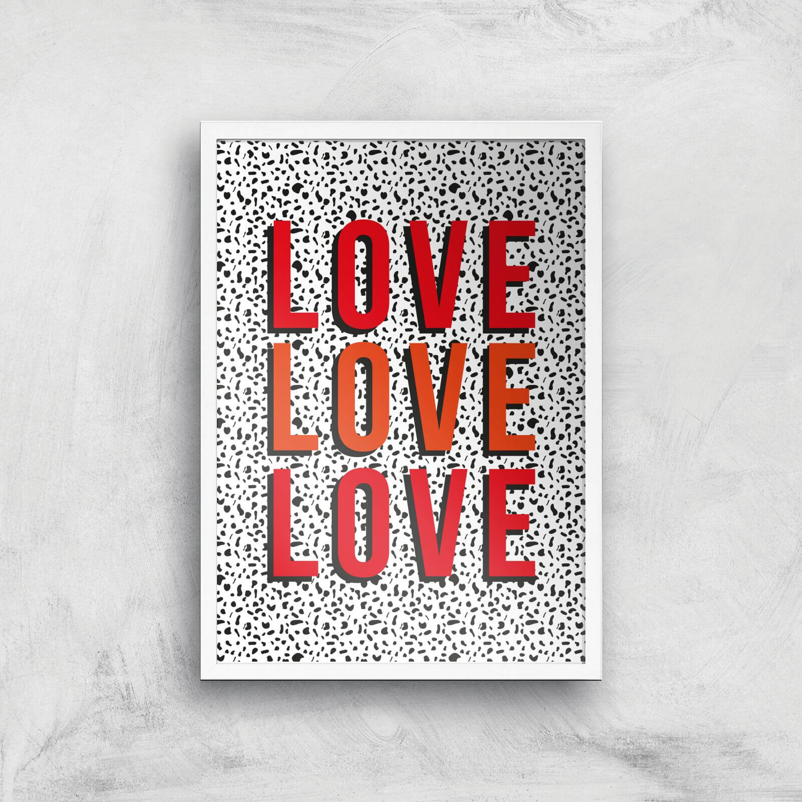 Love Giclée Art Print - A2 - White Frame
