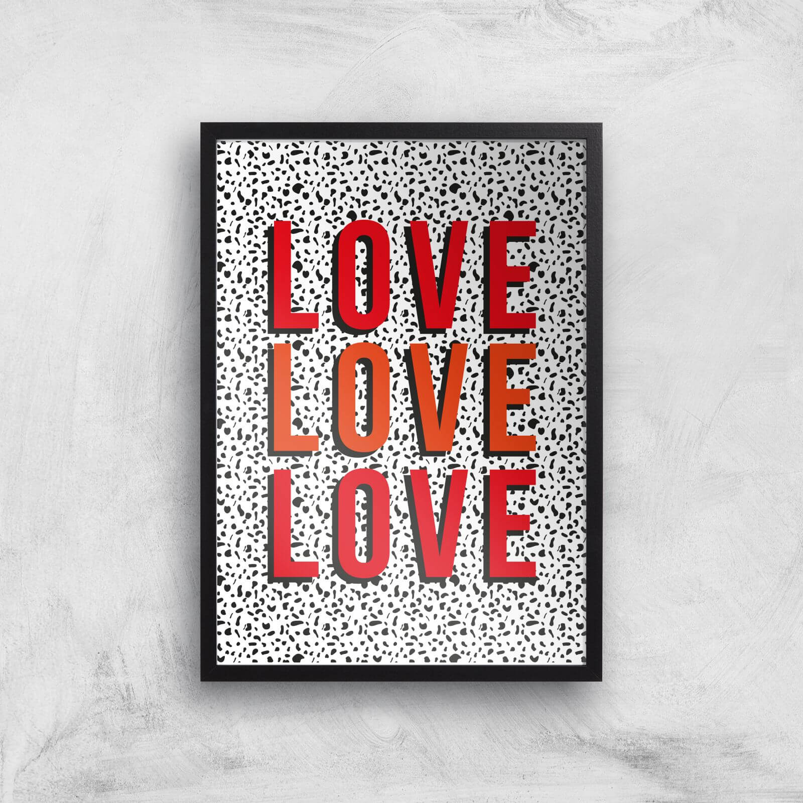 Love Giclée Art Print - A2 - Black Frame