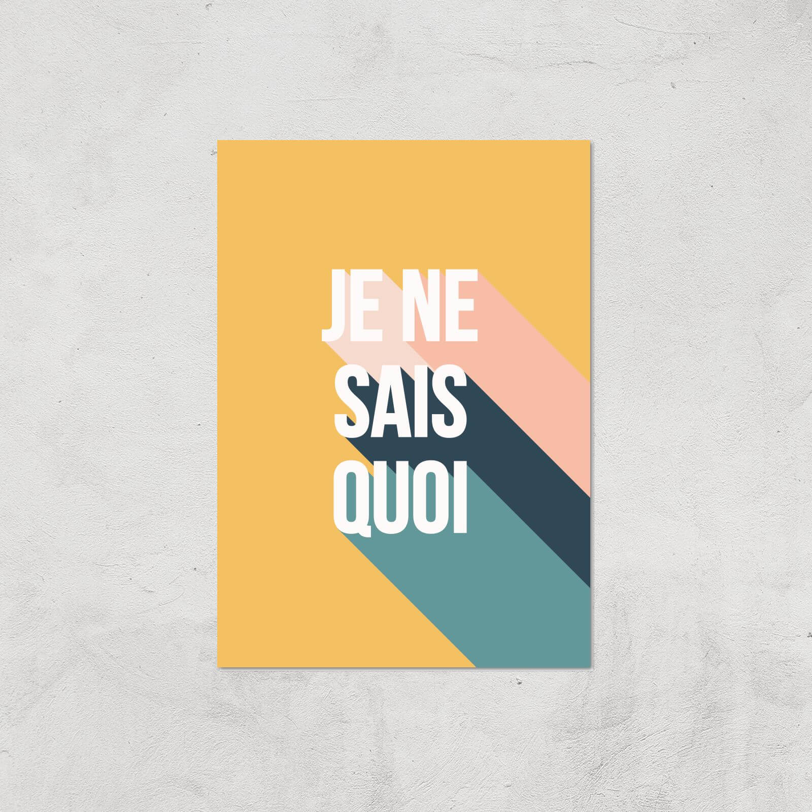 Je Ne Sais Quoi Giclée Art Print - A4 - Print Only