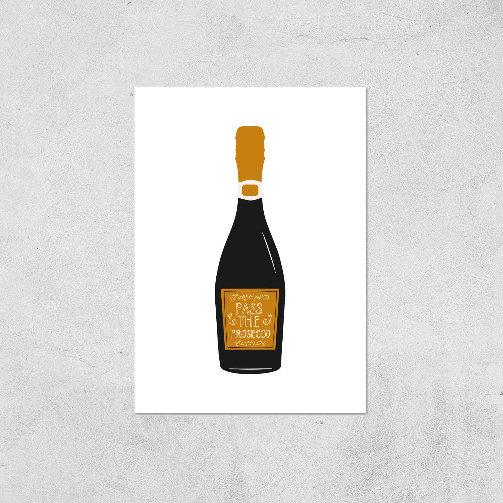 Pass The Prosecco Giclée Art Print - A2 - Print Only