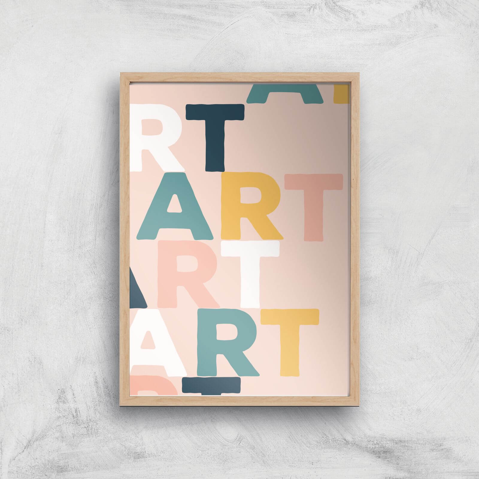 Art Giclée Art Print - A2 - Wooden Frame