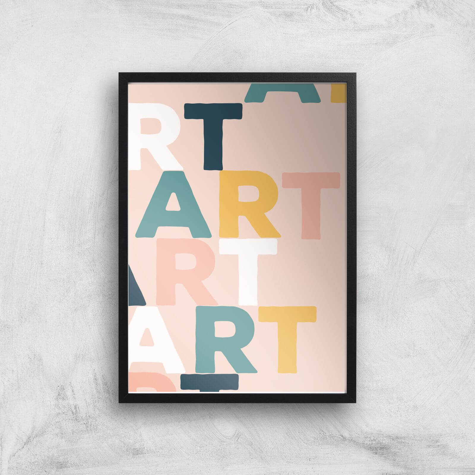 Art Giclée Art Print - A2 - Black Frame