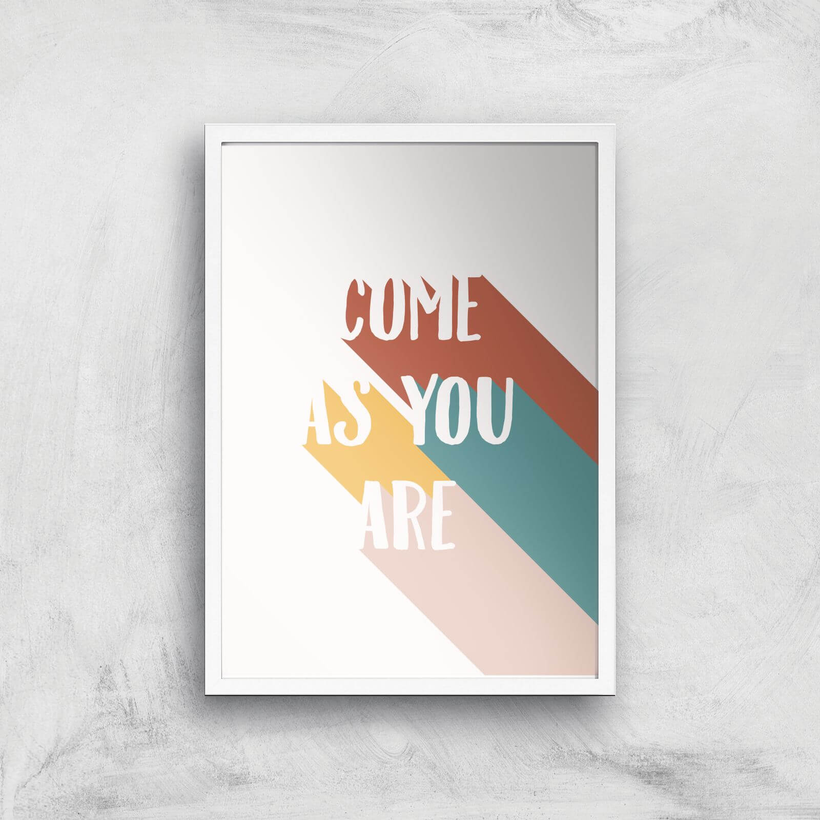 Come As You Are Giclée Art Print - A2 - White Frame