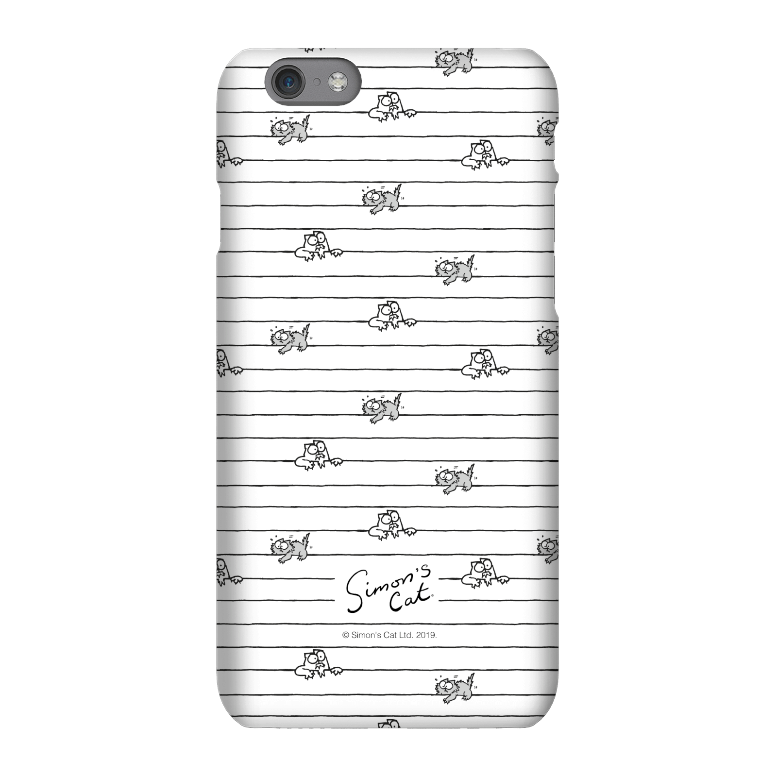 Simons Cat Scared Cats Phone Case for iPhone and Android - iPhone XS - Snap Case - Matte