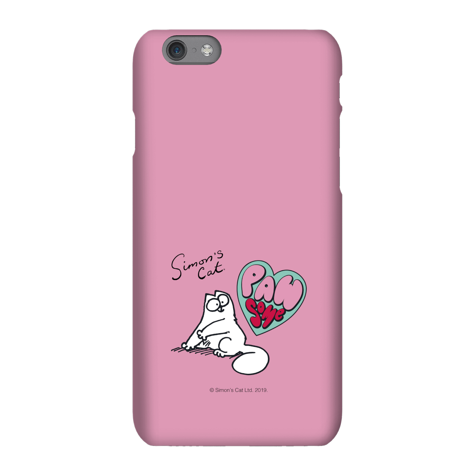 Simons Cat Paw-some Phone Case for iPhone and Android - iPhone XS - Snap Case - Matte