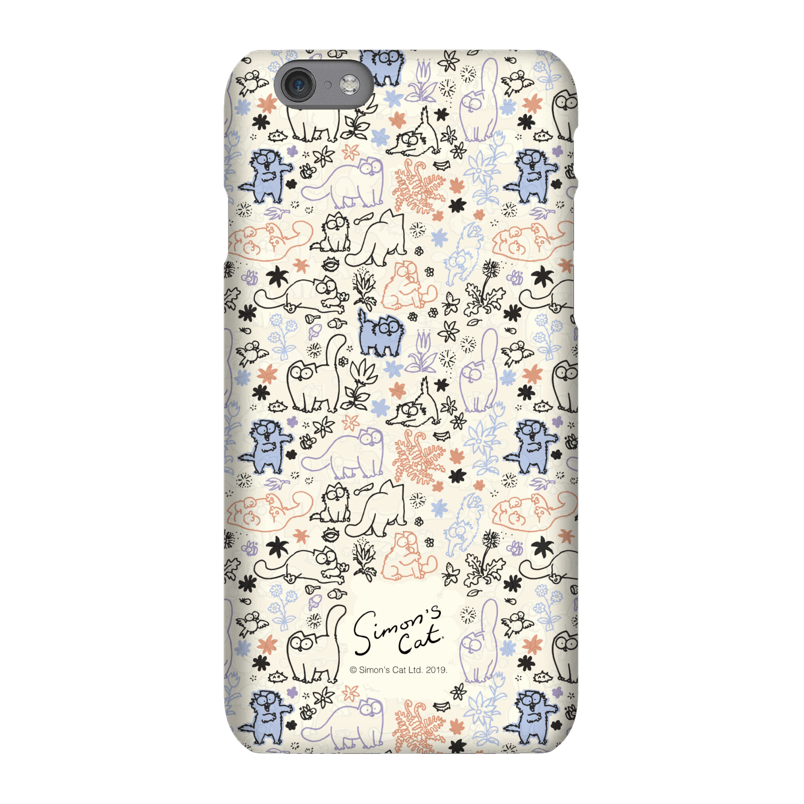 Simons Cat Natures Cat Phone Case for iPhone and Android - iPhone XS - Snap Case - Matte