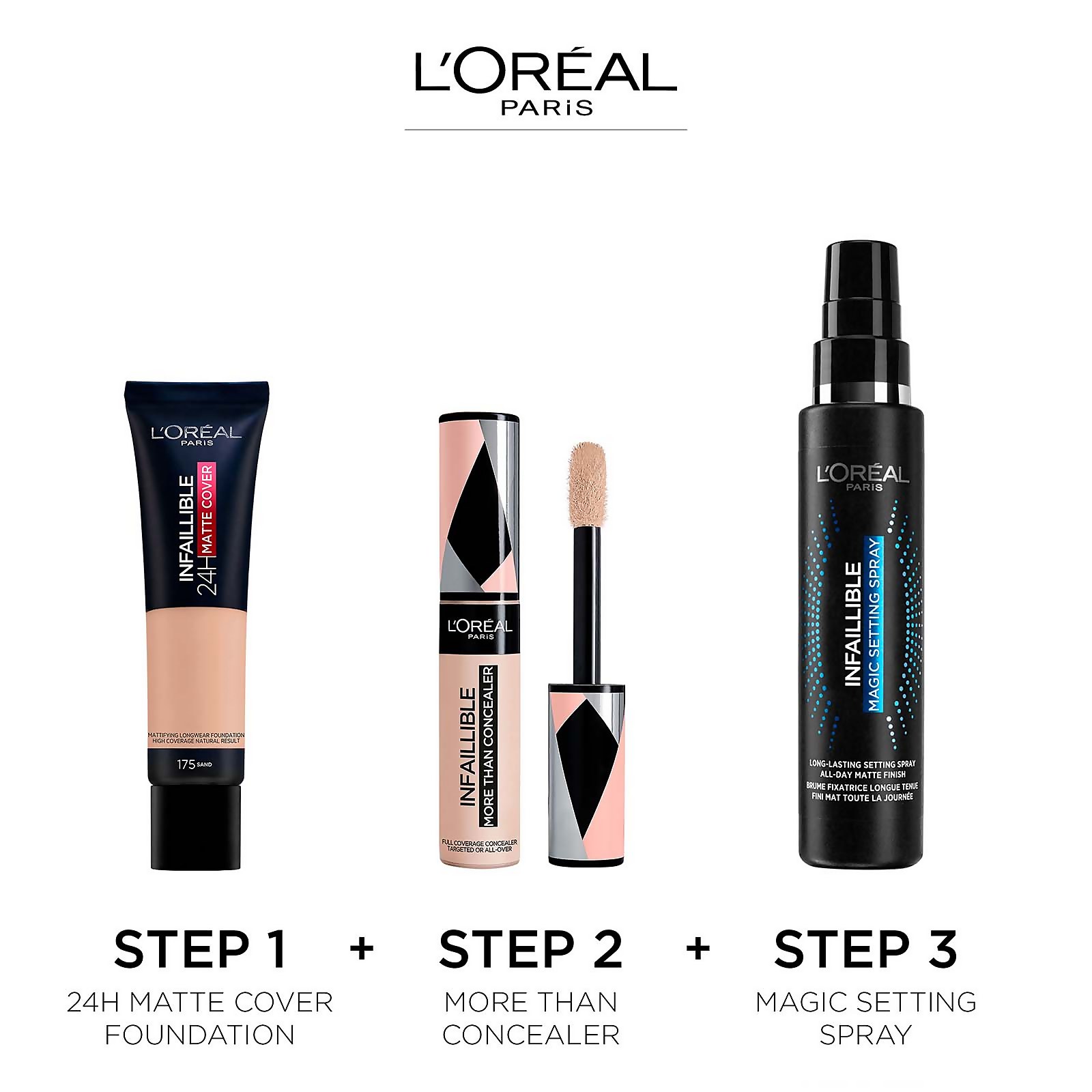 L'Oréal Paris Infallible 32hr Matte Cover Foundation 30ml (Various Shades) - 320 Caramel Toffee