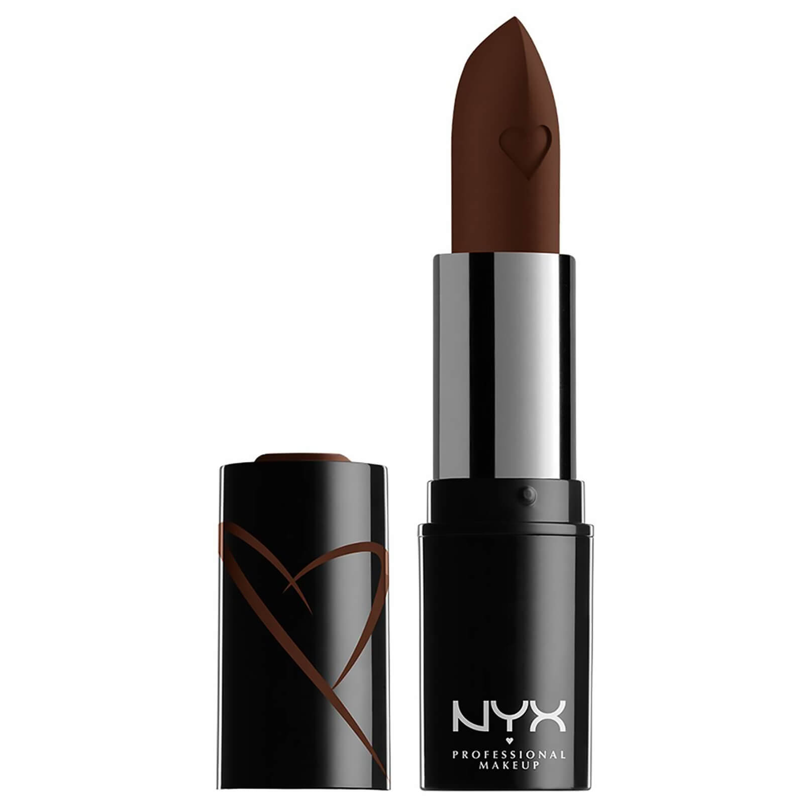 nyx professional makeup shout loud hydrating satin lipstick (various shades) - grind