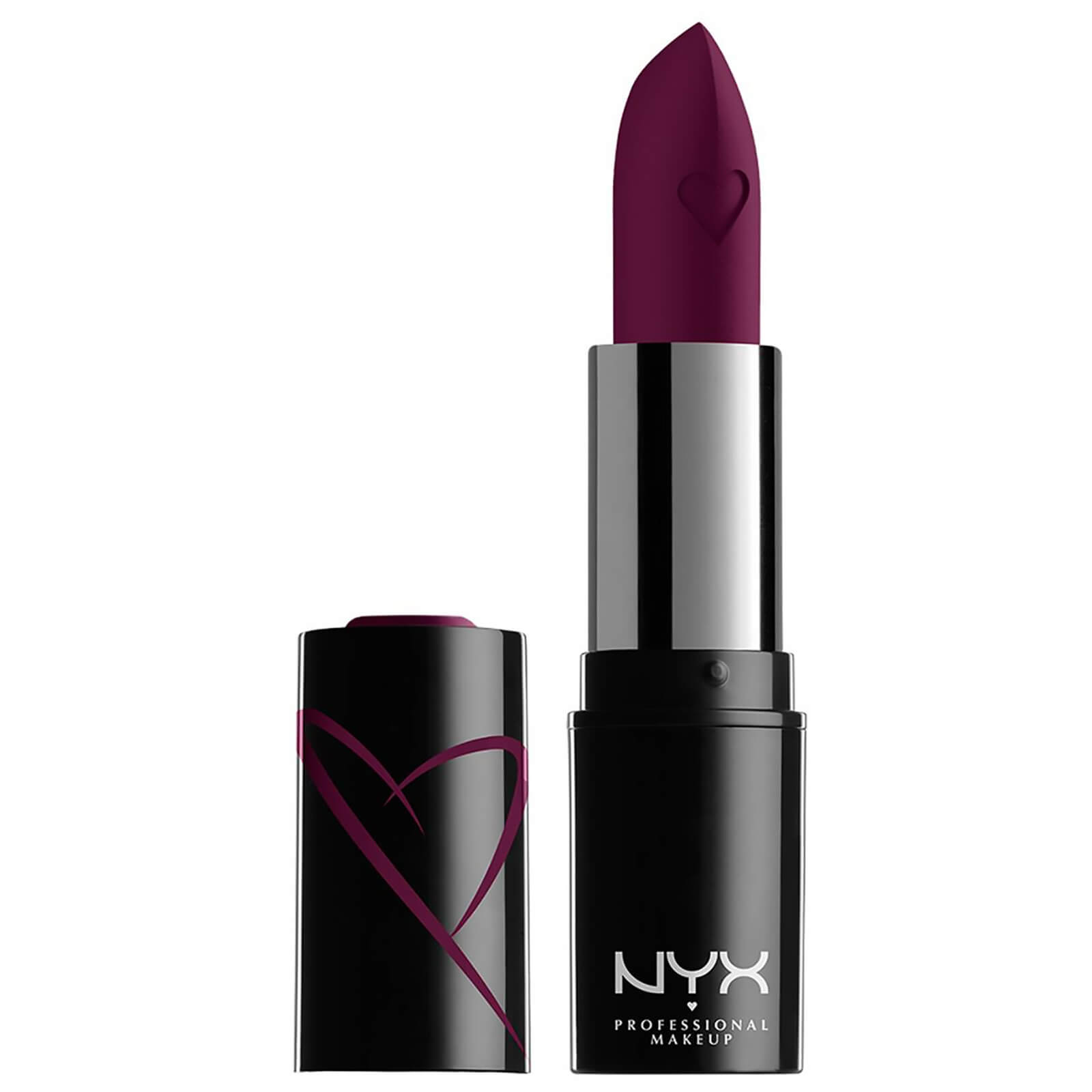 NYX Professional Makeup Shout Loud Hydrating Satin Lipstick (Various Shades) - Into the Night