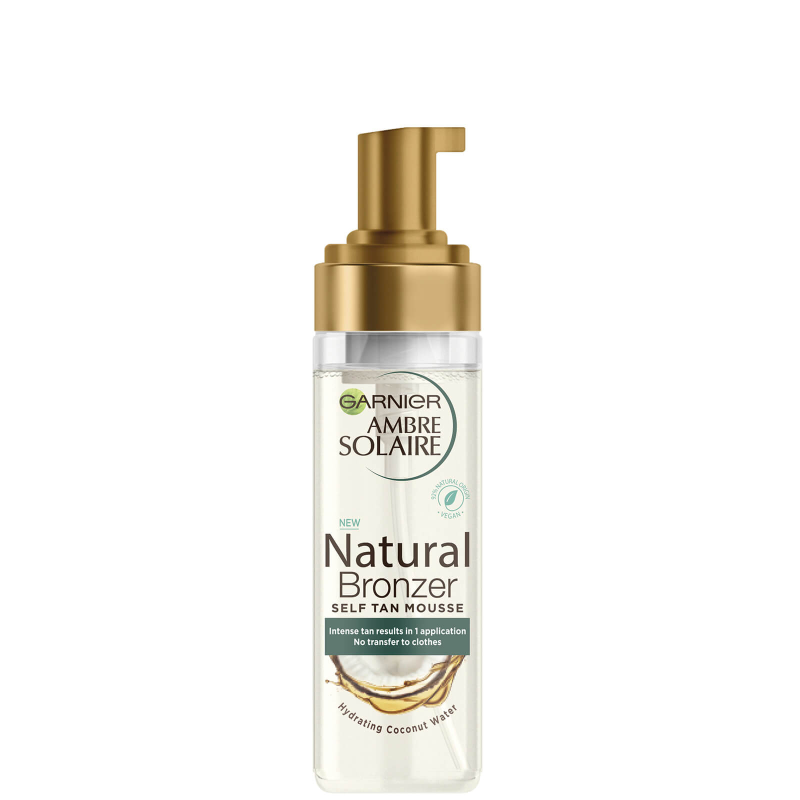 

Garnier Ambre Solaire Vegan Natural Bronzer Intense Clear Self Tan Mousse 200ml