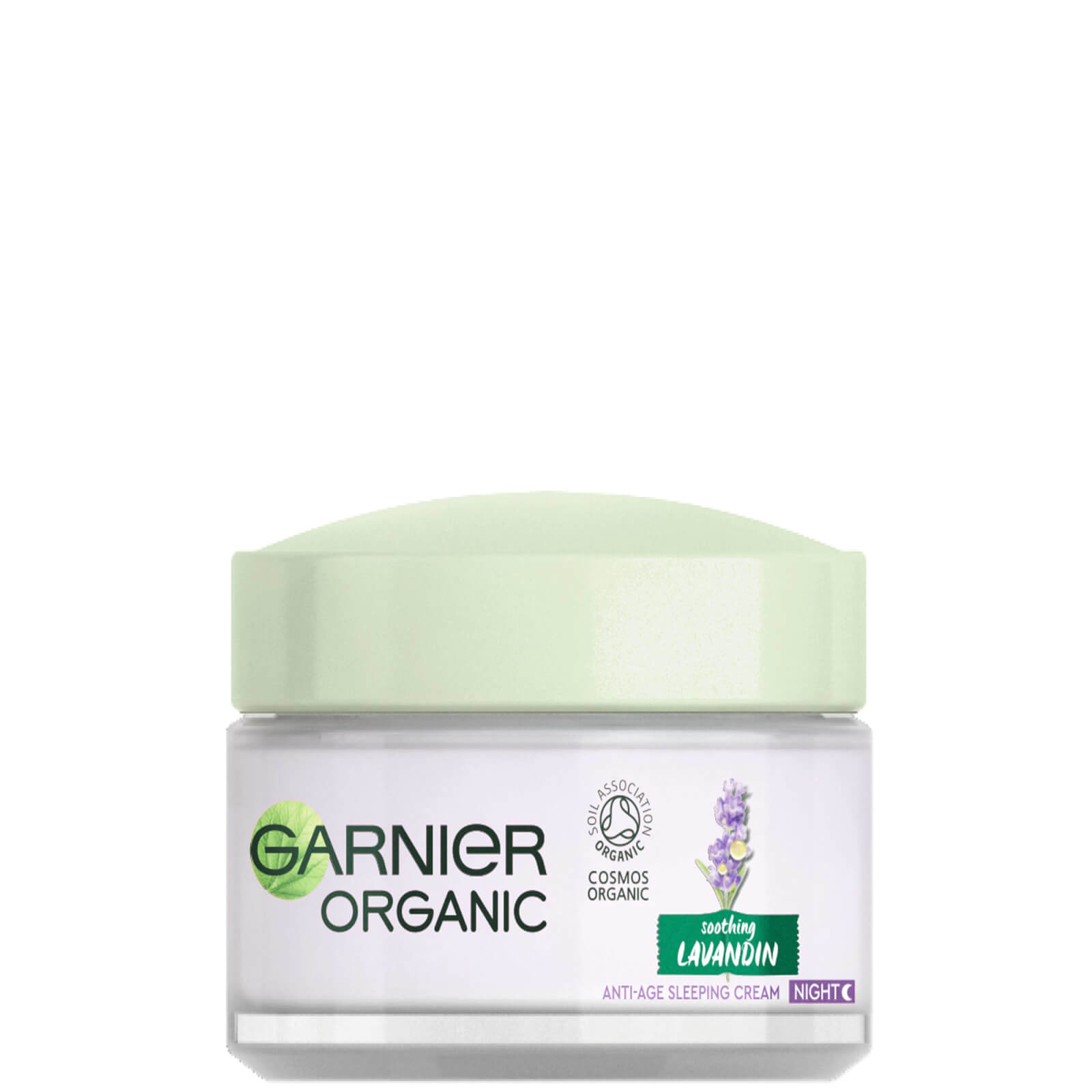 Image of Garnier Organic Lavandin Anti-Age Facial Sleeping Cream 50ml