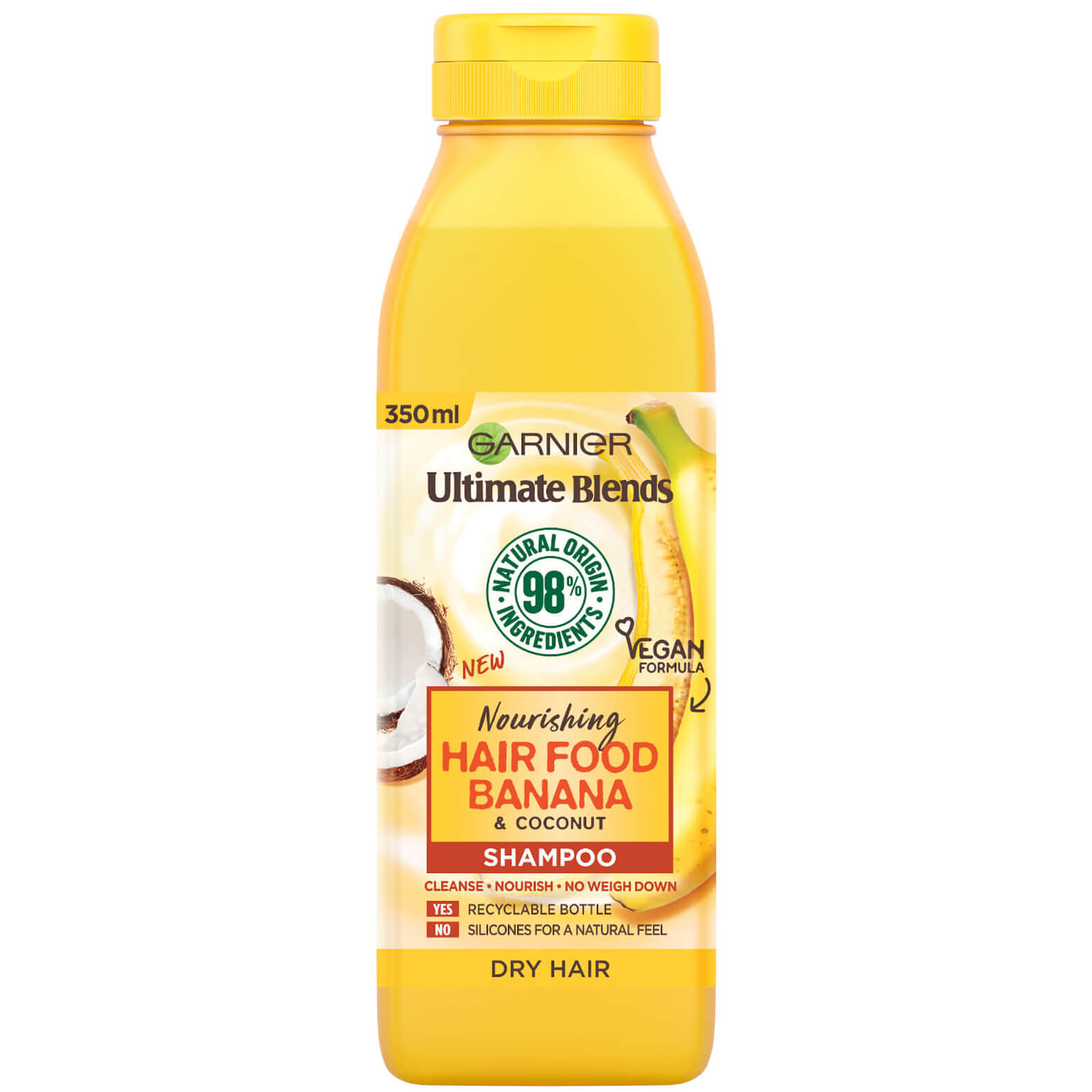 

Garnier Ultimate Blends Nourishing Hair Food Banana Shampoo For Dry Hair 350ml