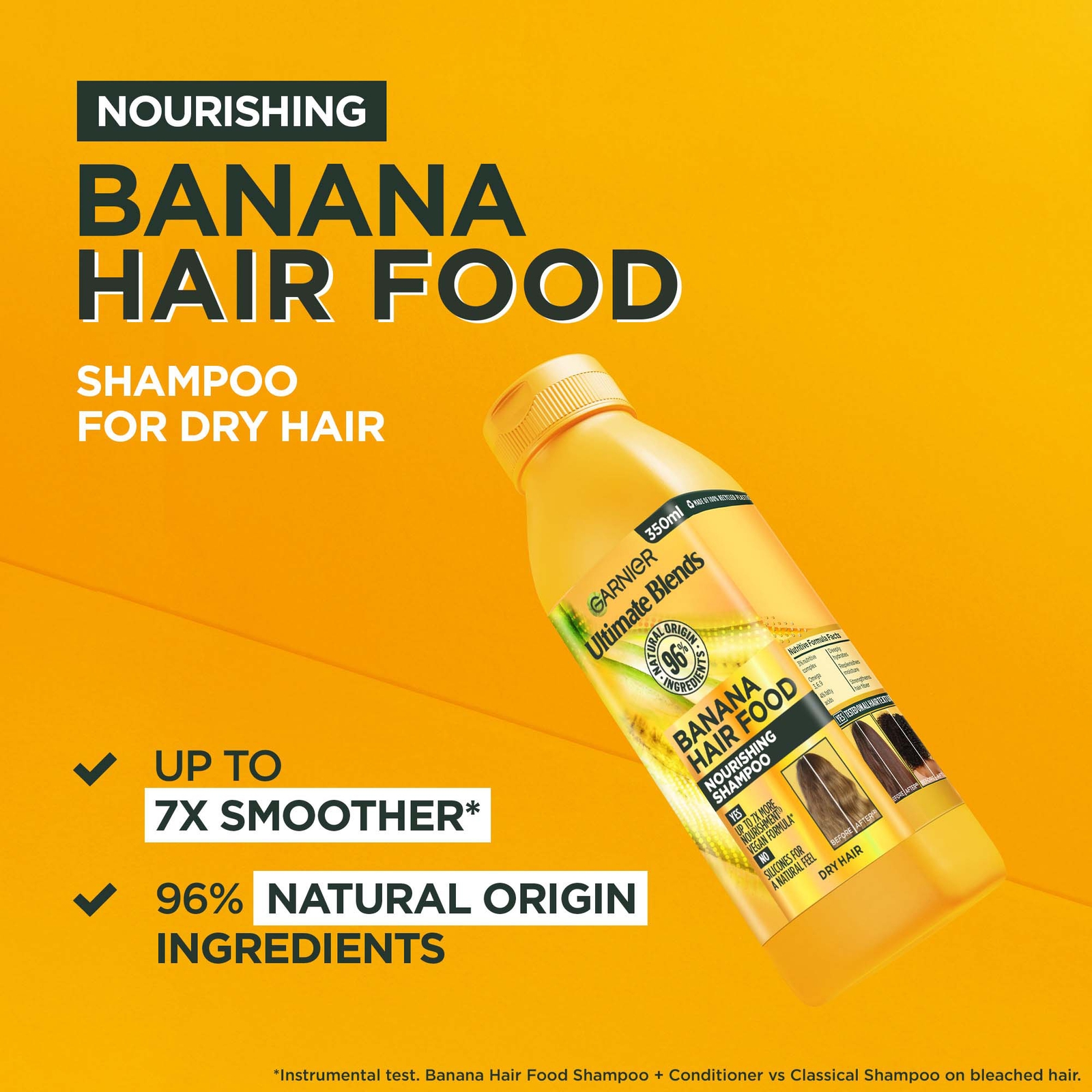 Thumbnail - Garnier Ultimate Blends Nourishing Hair Food Bananen-Shampoo für Trockenes Haar 350 ml