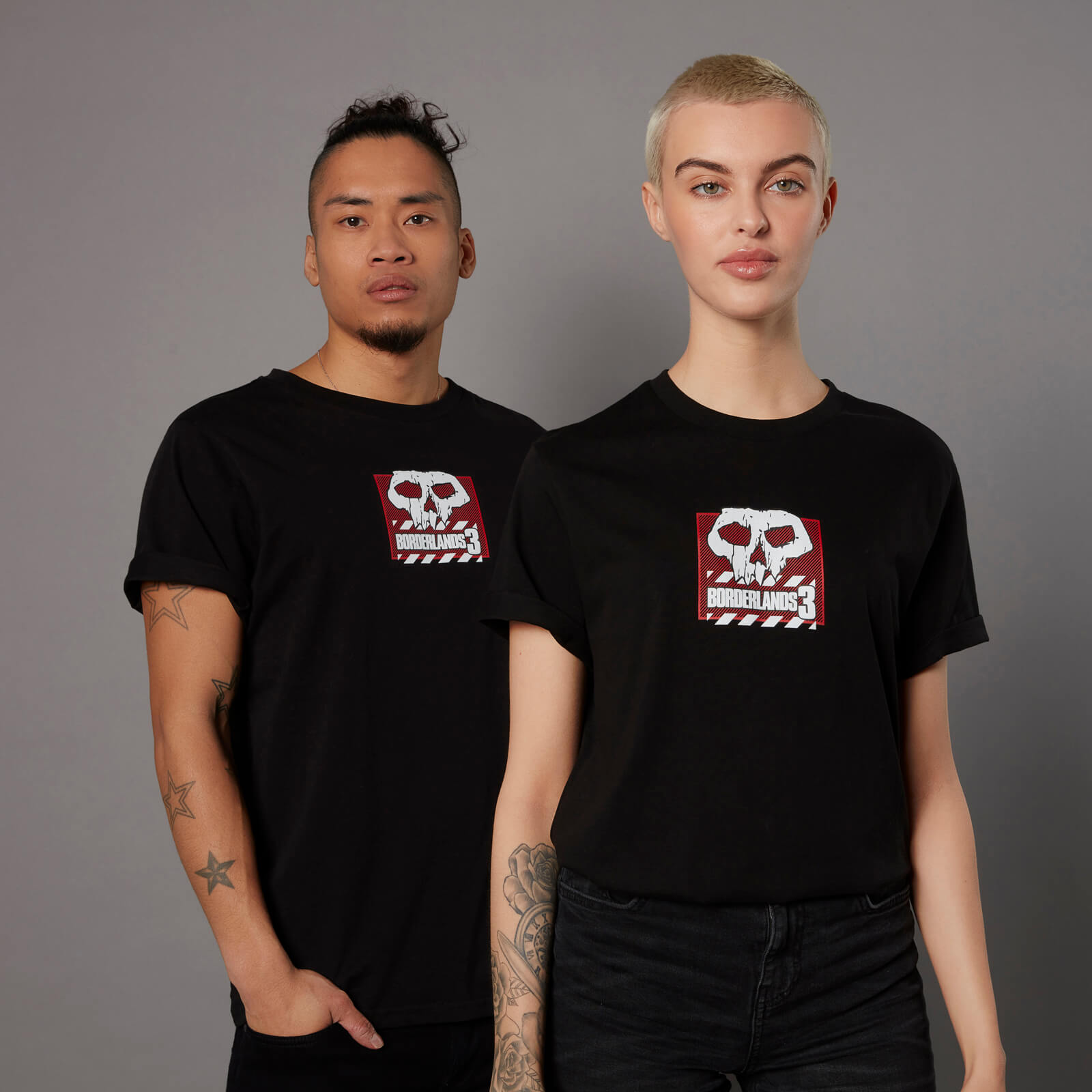 T-shirt Borderlands 3 Skull Logo - Noir - Unisexe - XS