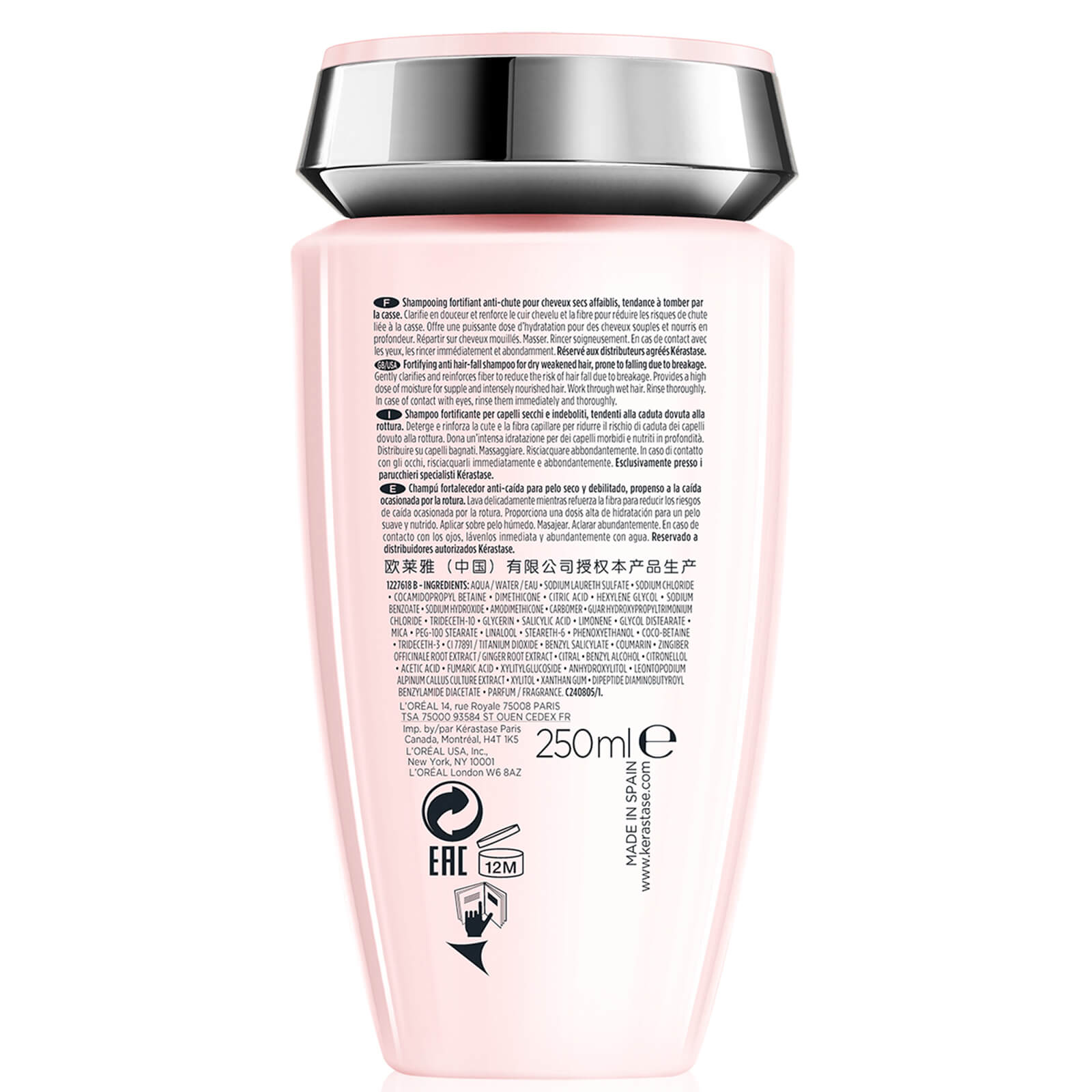 Kérastase Genesis Bain Nutri-Fortifiant Shampoo 250ml